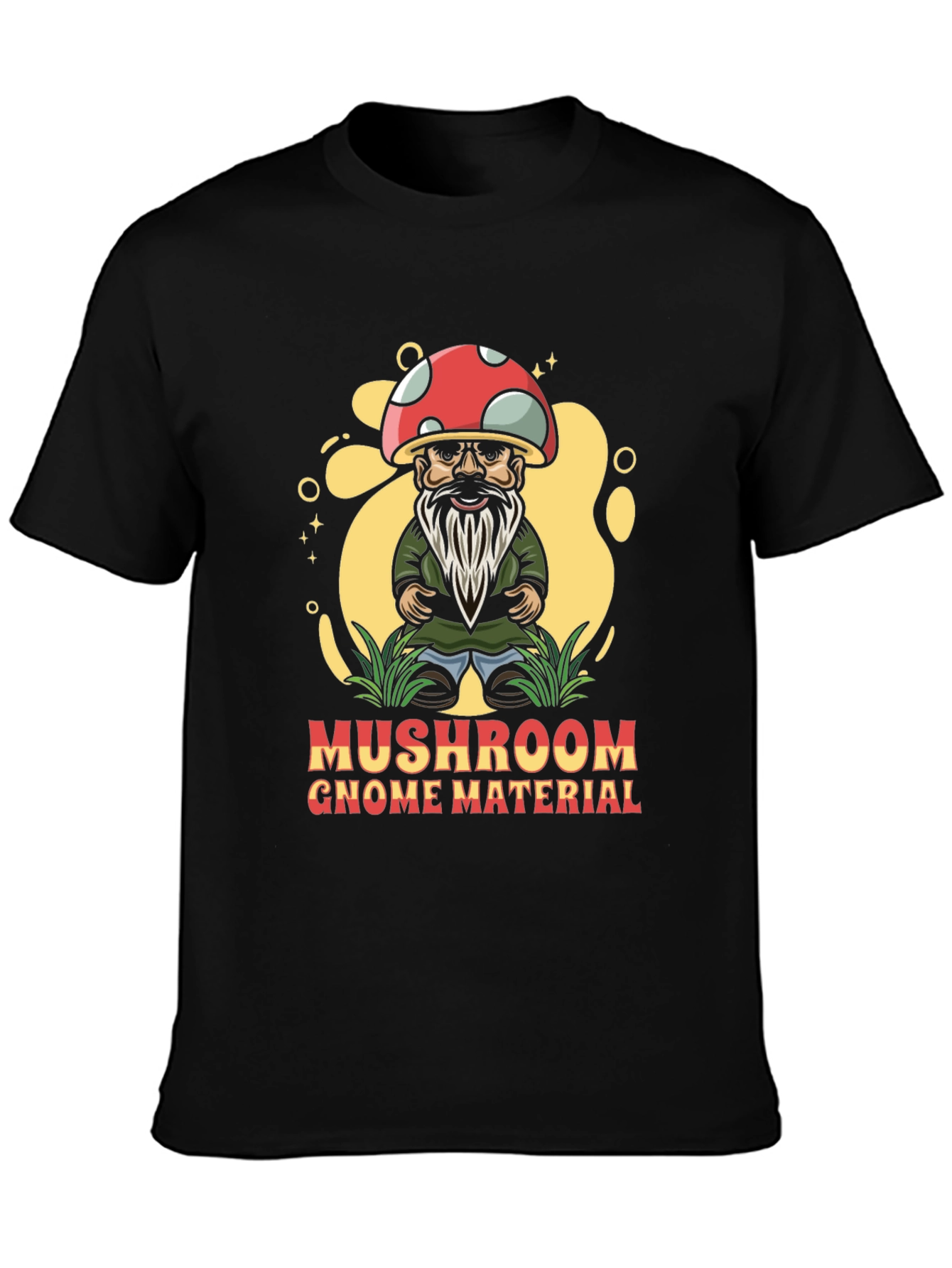 Mushroom Gnome T-Shirt Humorous Graphic Tee