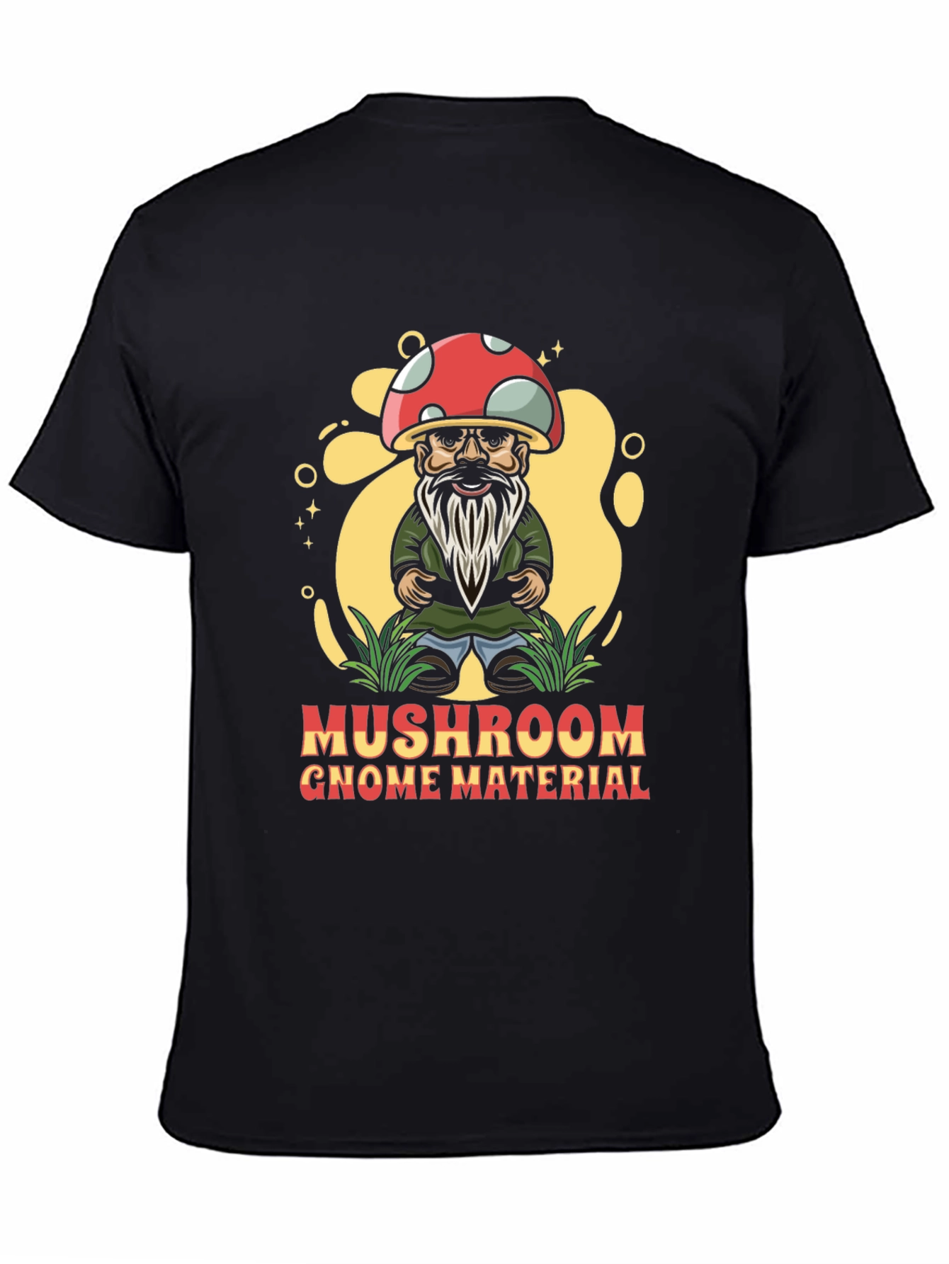 Mushroom Gnome T-Shirt Humorous Graphic Tee