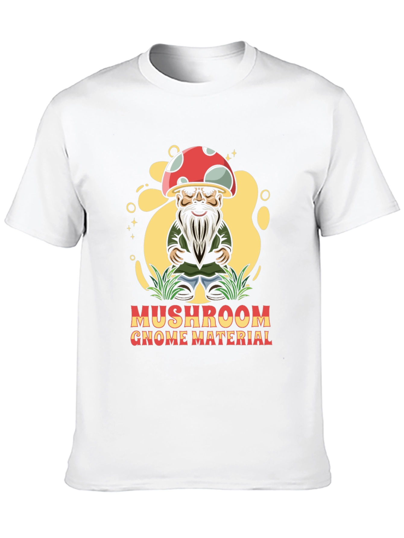 Mushroom Gnome T-Shirt Humorous Graphic Tee