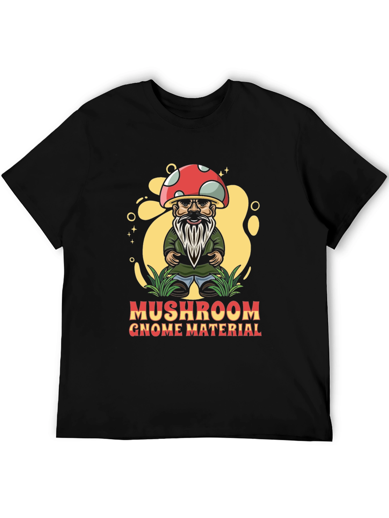 Mushroom Gnome T-Shirt Humorous Graphic Tee