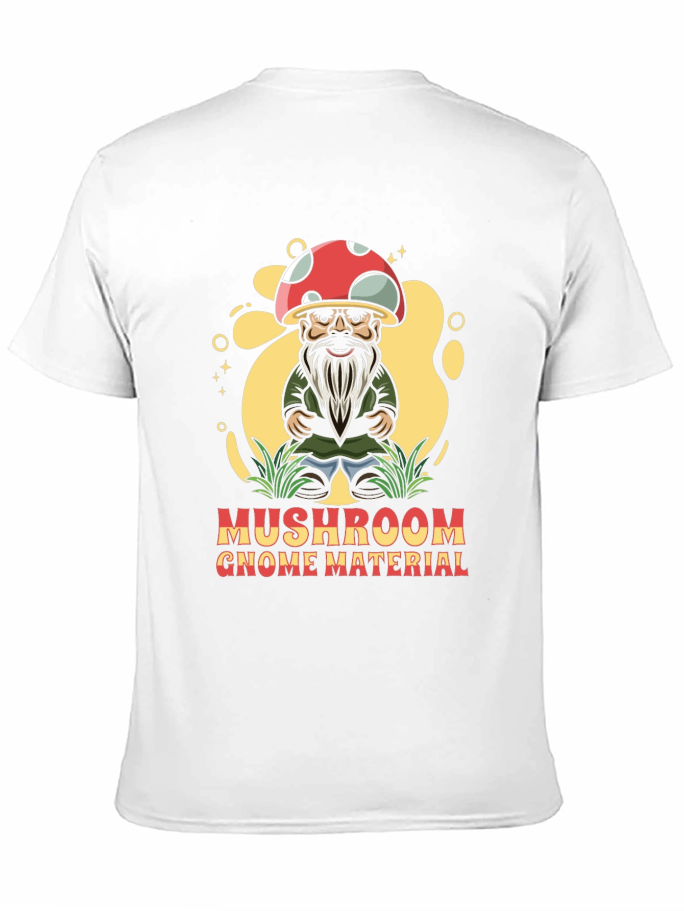 Mushroom Gnome T-Shirt Humorous Graphic Tee