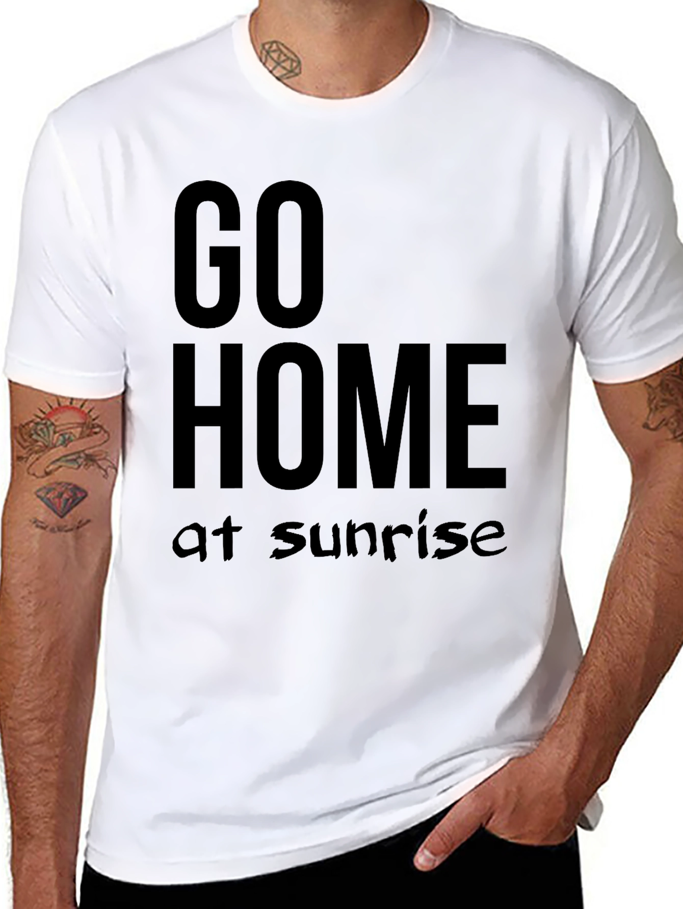 Go Home At Sunrise Graphic Tee