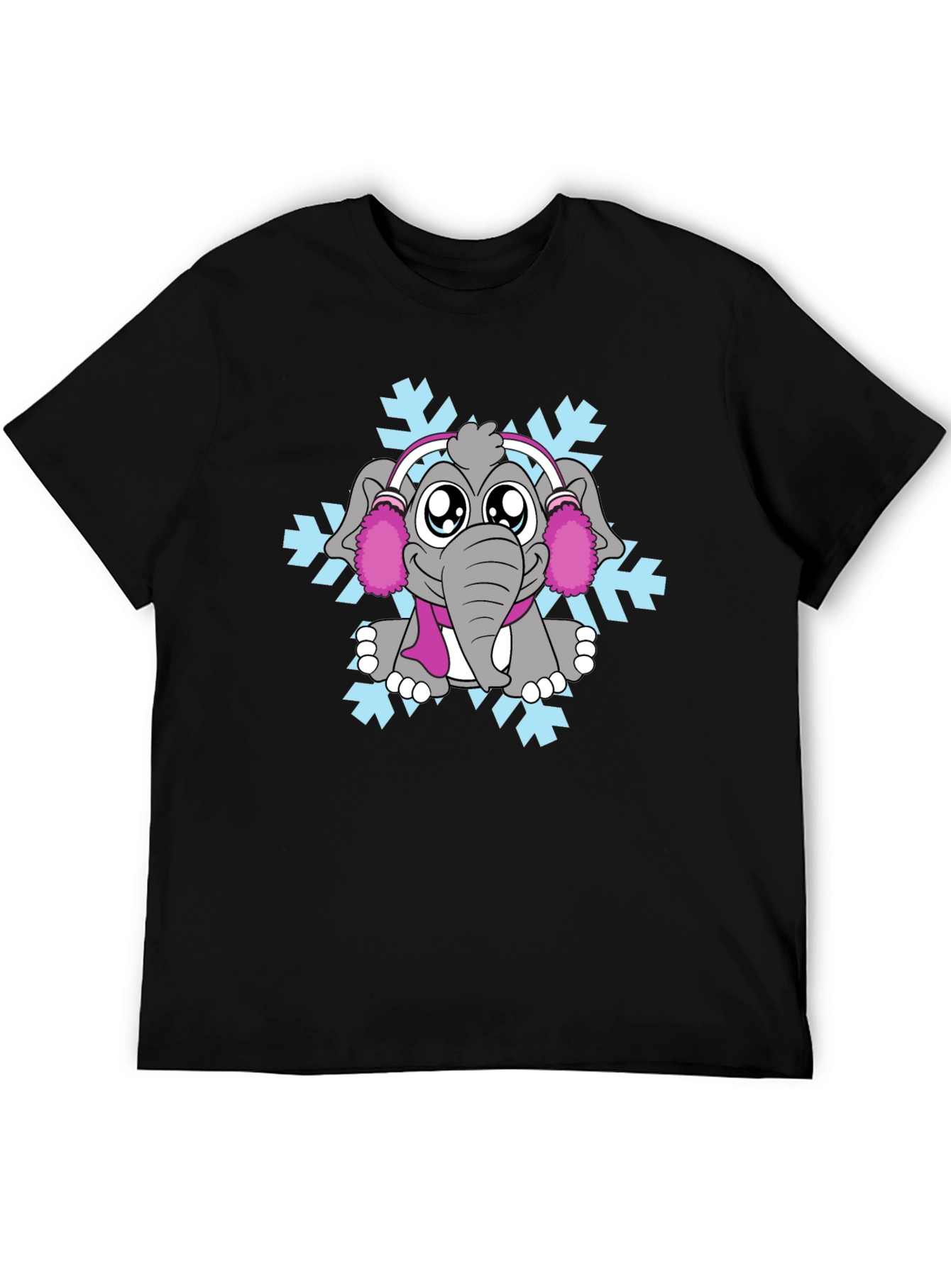 Cute Winter Elephant T-Shirt