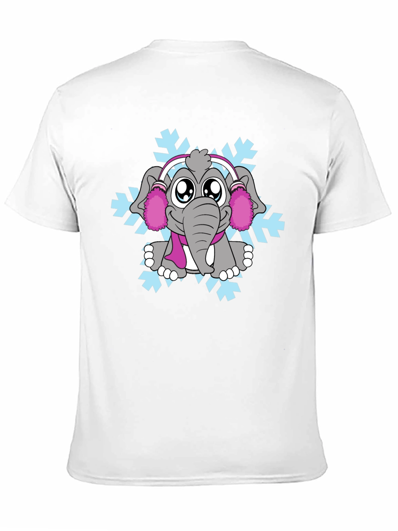 Cute Winter Elephant T-Shirt