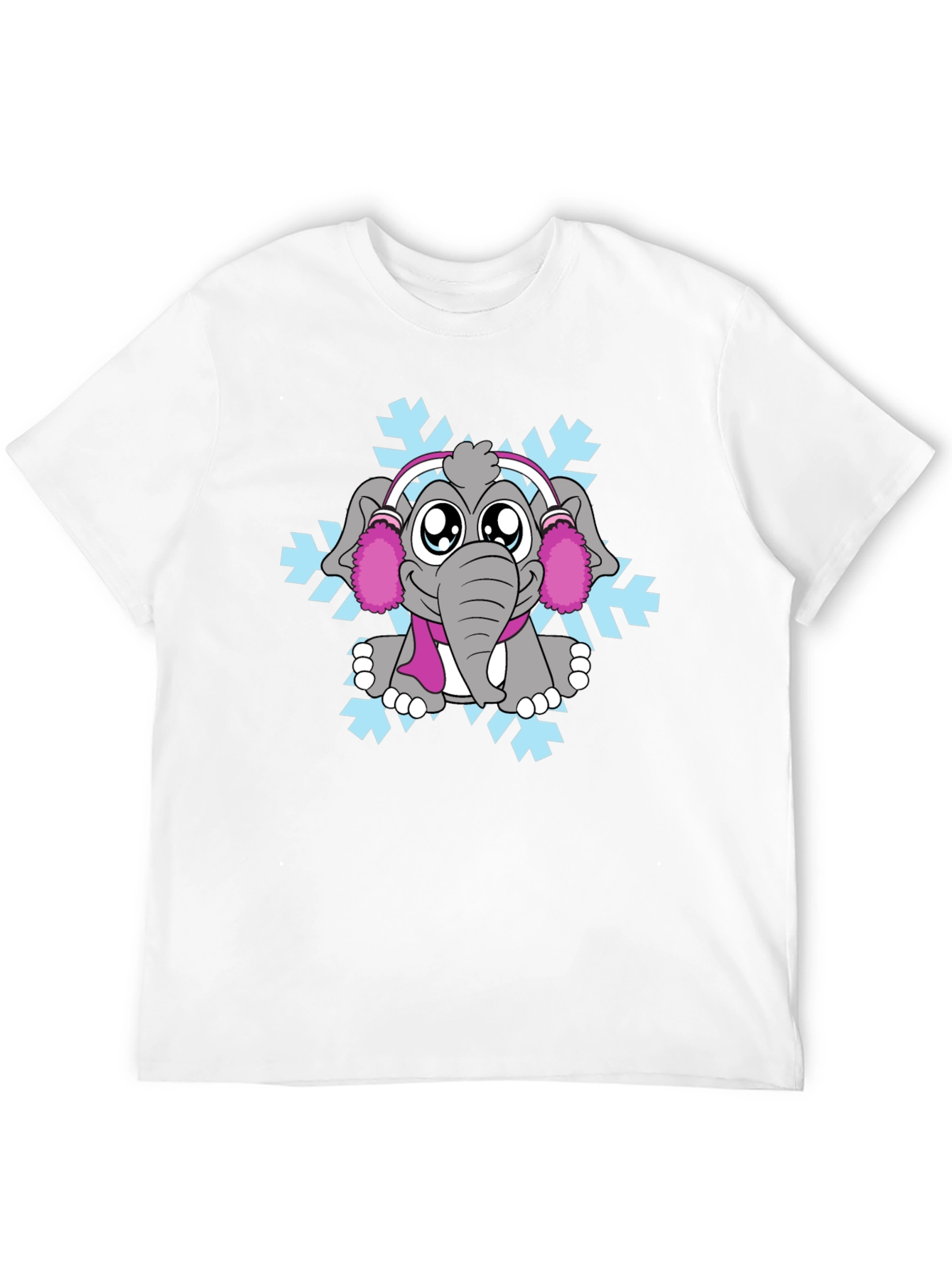 Cute Winter Elephant T-Shirt
