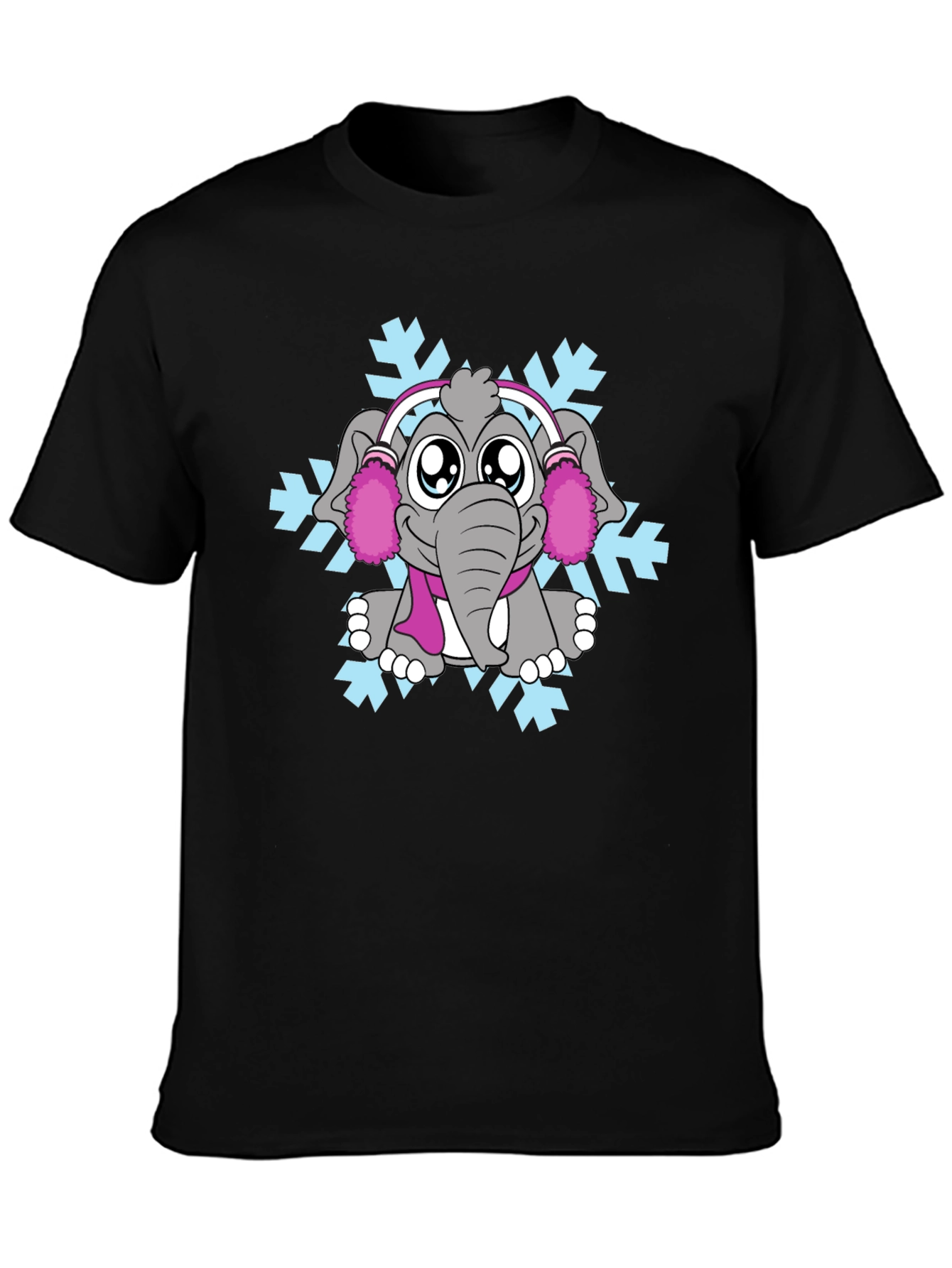 Cute Winter Elephant T-Shirt