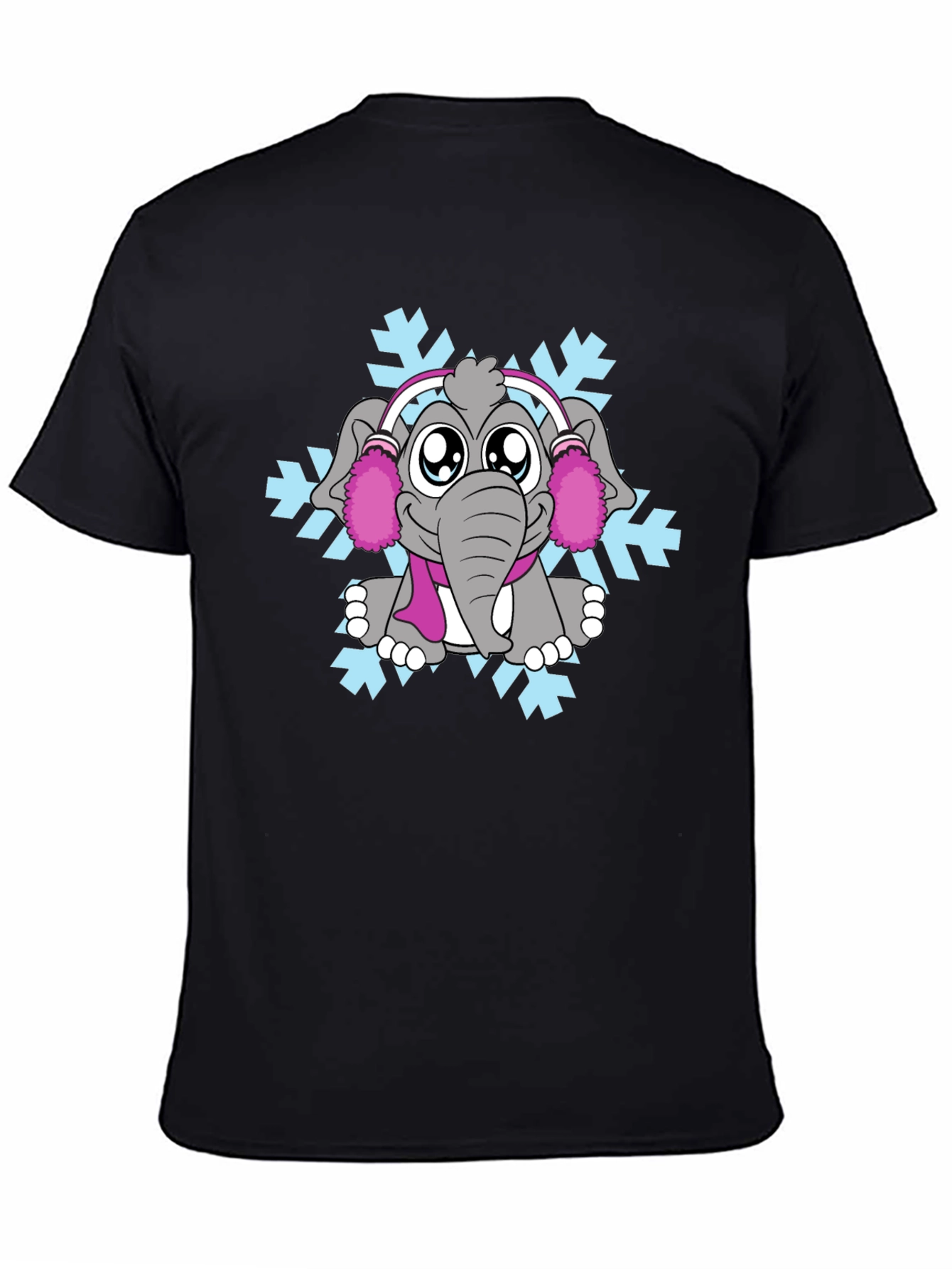 Cute Winter Elephant T-Shirt
