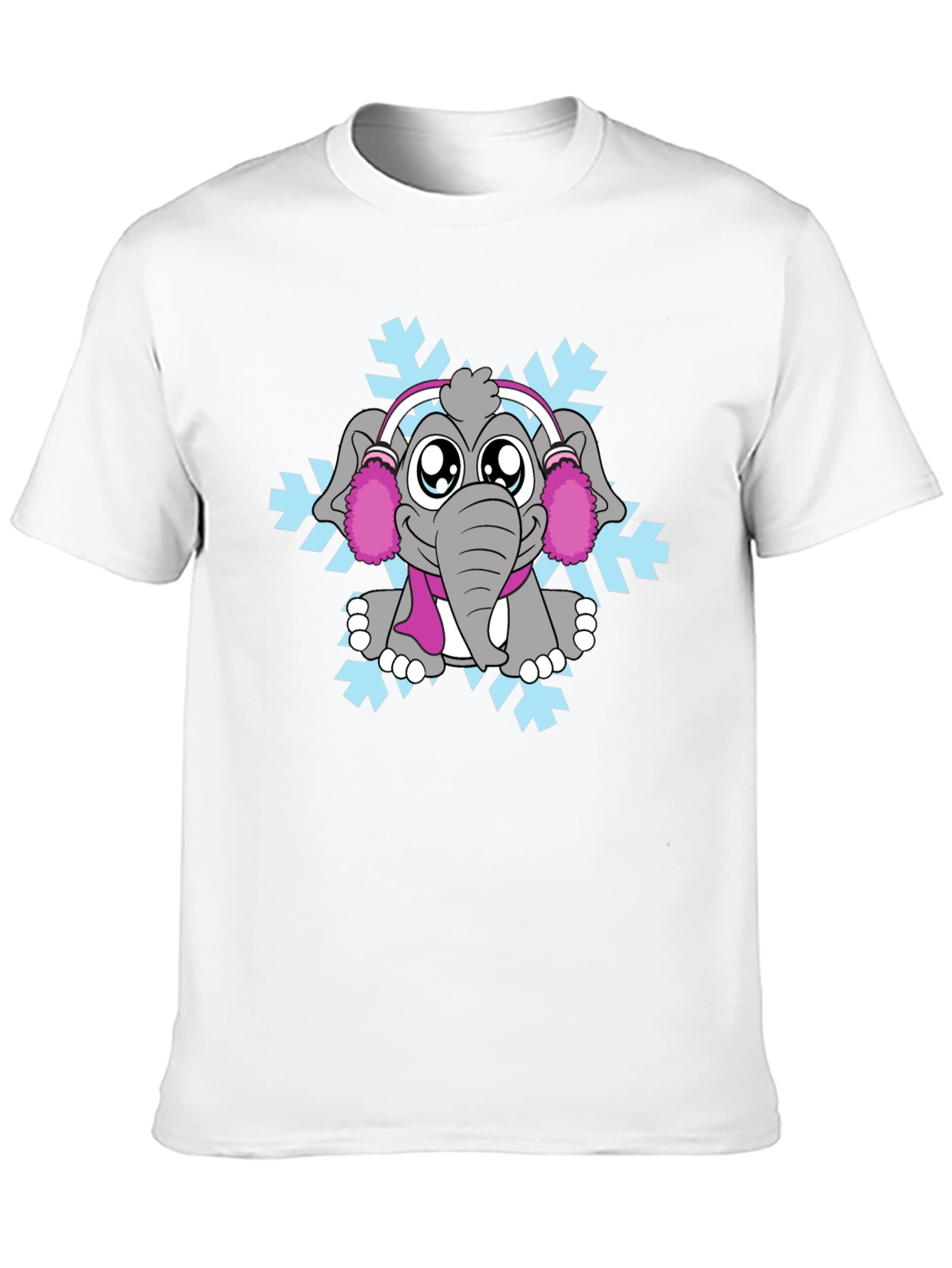 Cute Winter Elephant T-Shirt