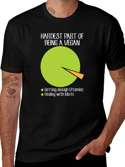 Hardest Part Being Vegan Humor T-Shirt