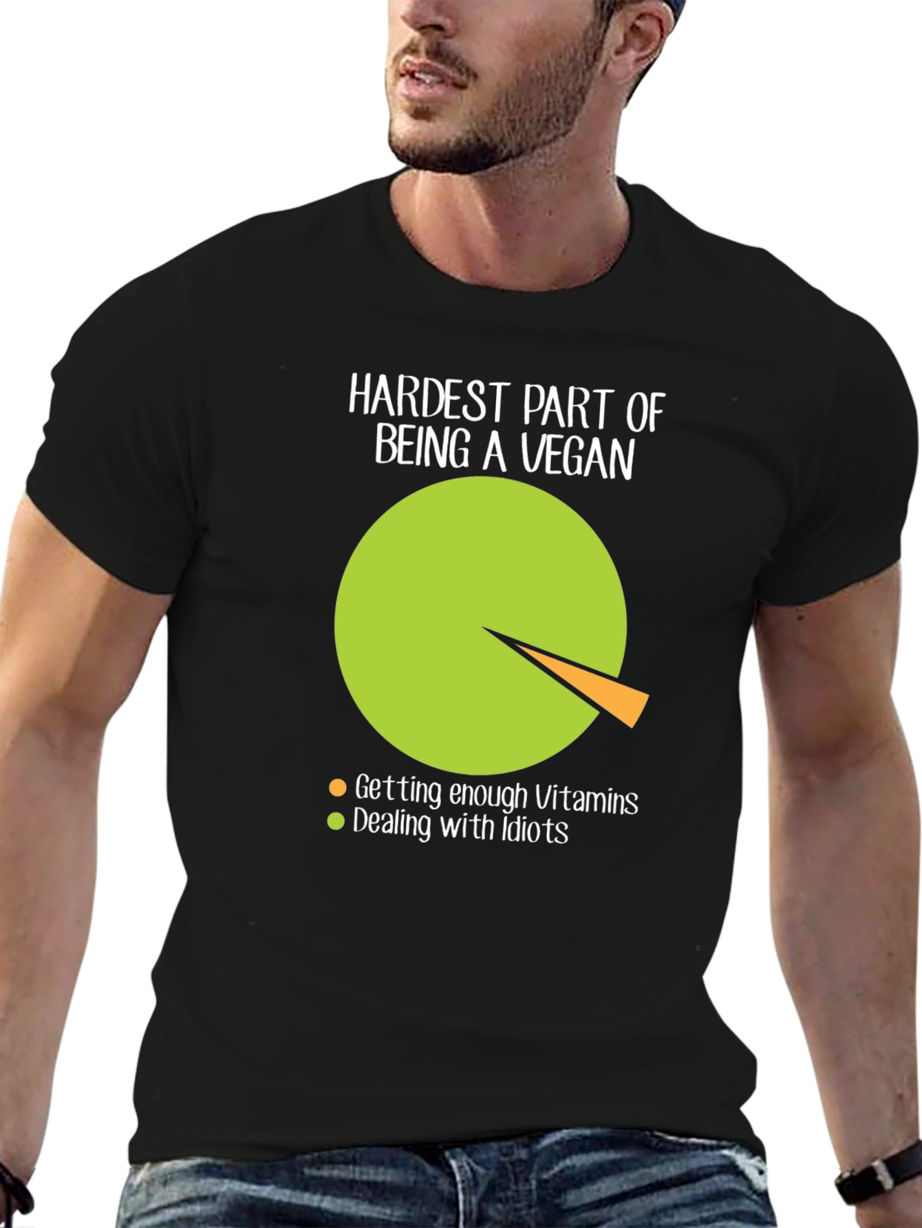 Hardest Part Being Vegan Humor T-Shirt