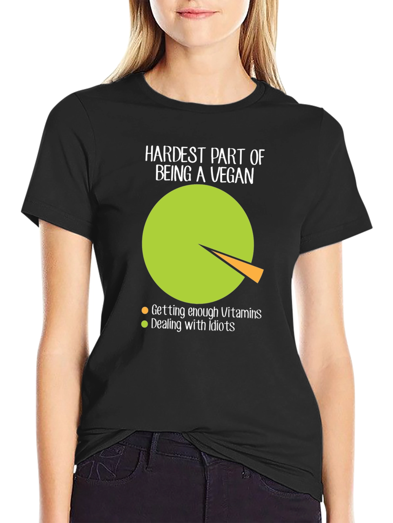 Hardest Part Being Vegan Humor T-Shirt