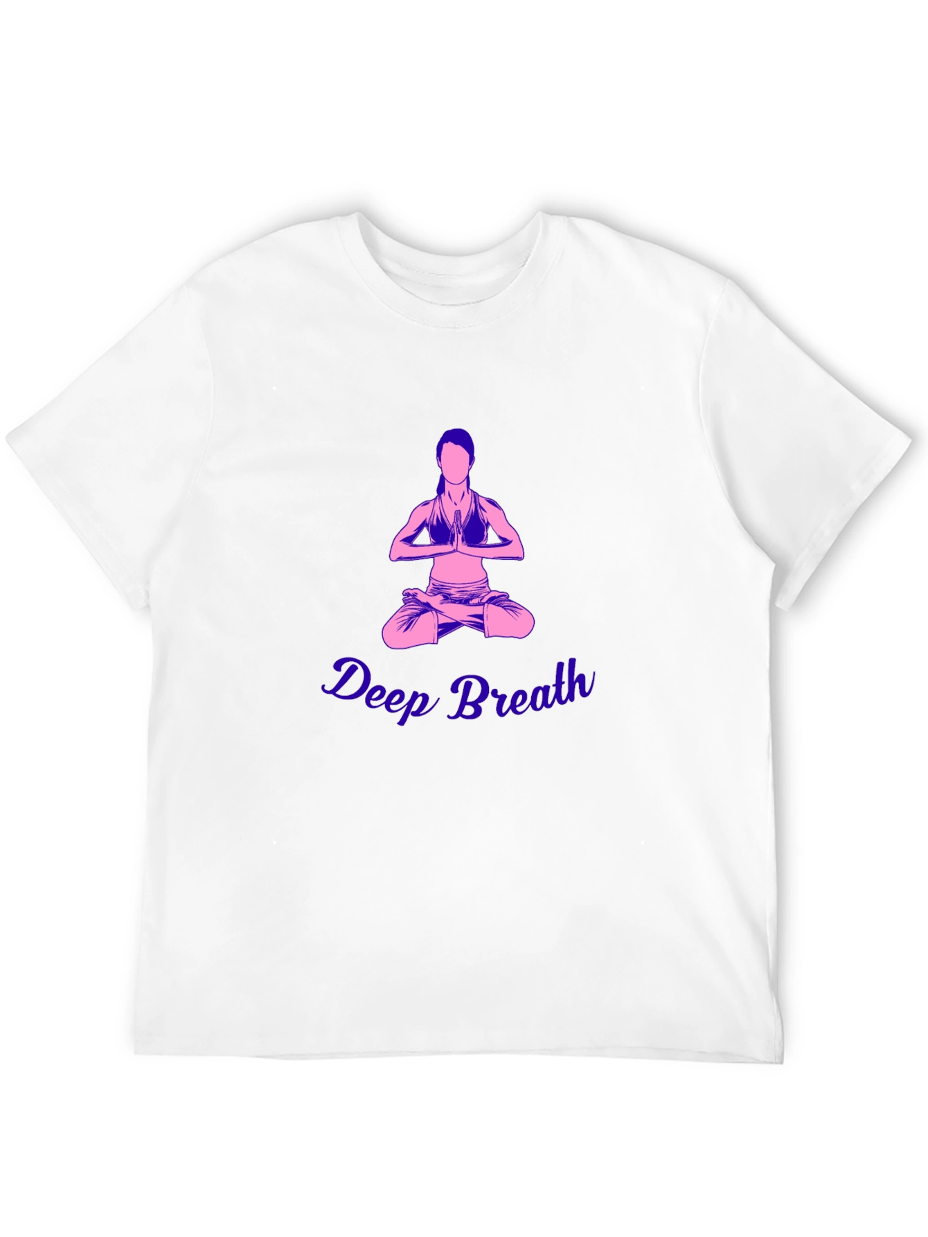 Deep Breath Yoga Graphic Tee - Meditate in Style