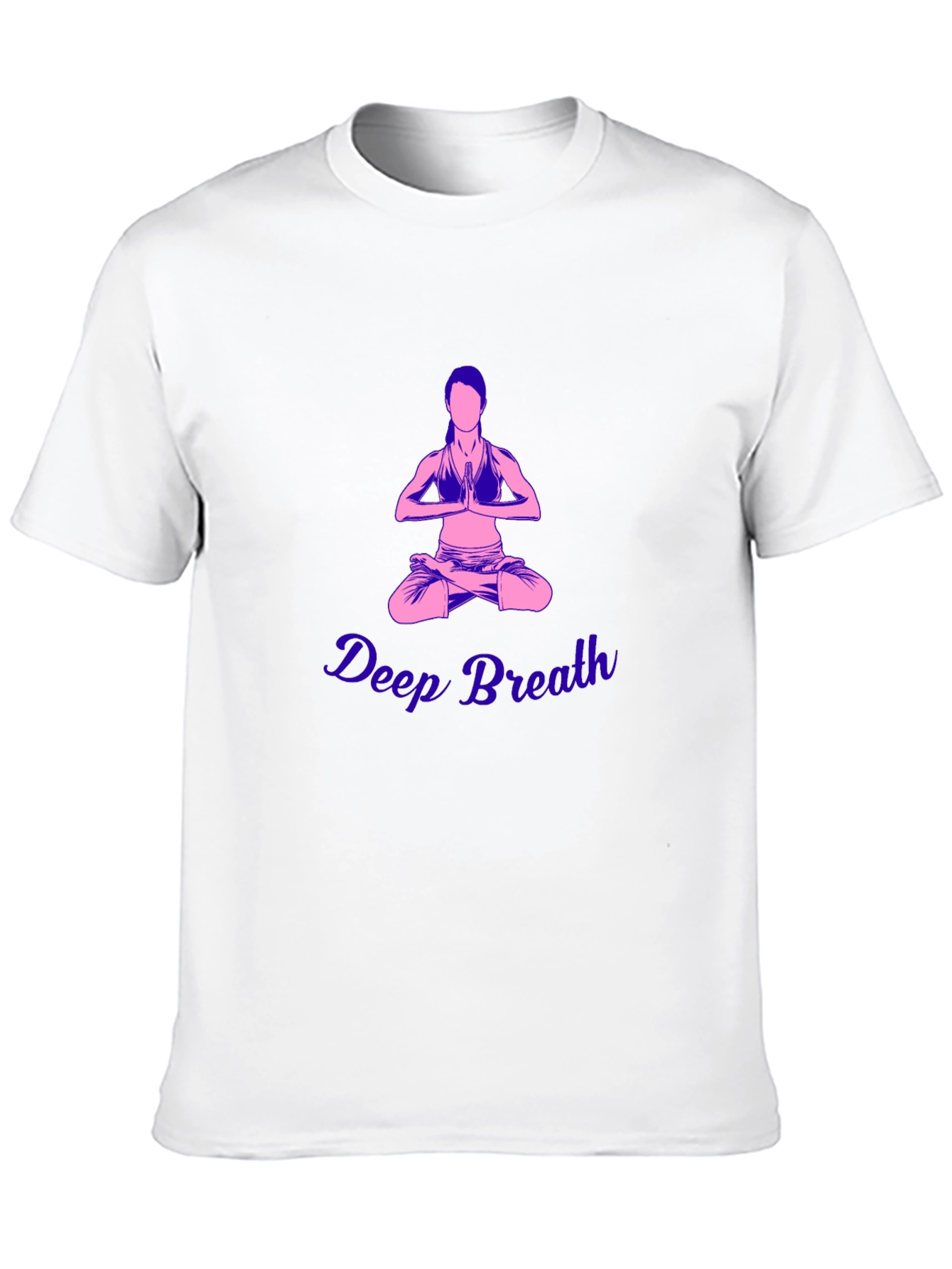 Deep Breath Yoga Graphic Tee - Meditate in Style