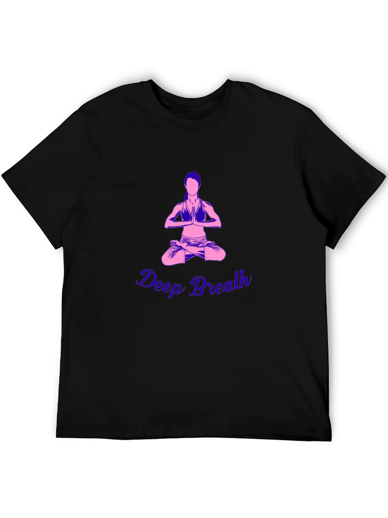 Deep Breath Yoga Graphic Tee - Meditate in Style