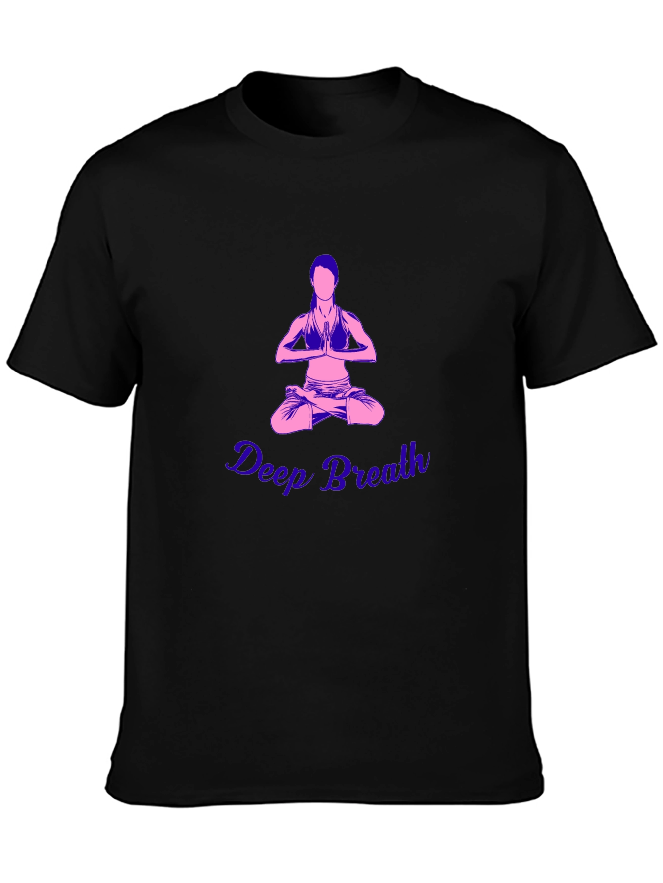 Deep Breath Yoga Graphic Tee - Meditate in Style
