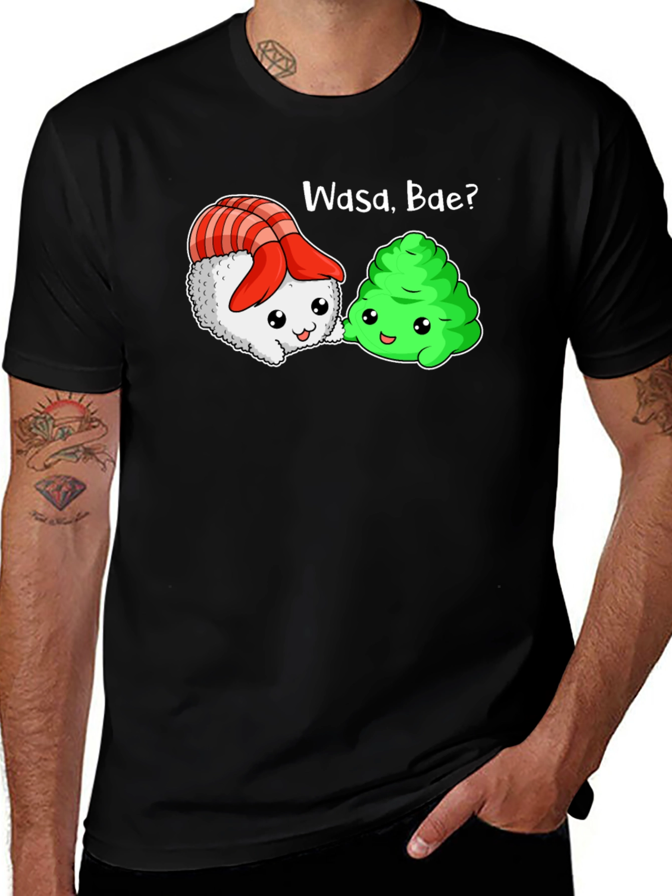 Wasa Bae Sushi Graphic T-Shirt