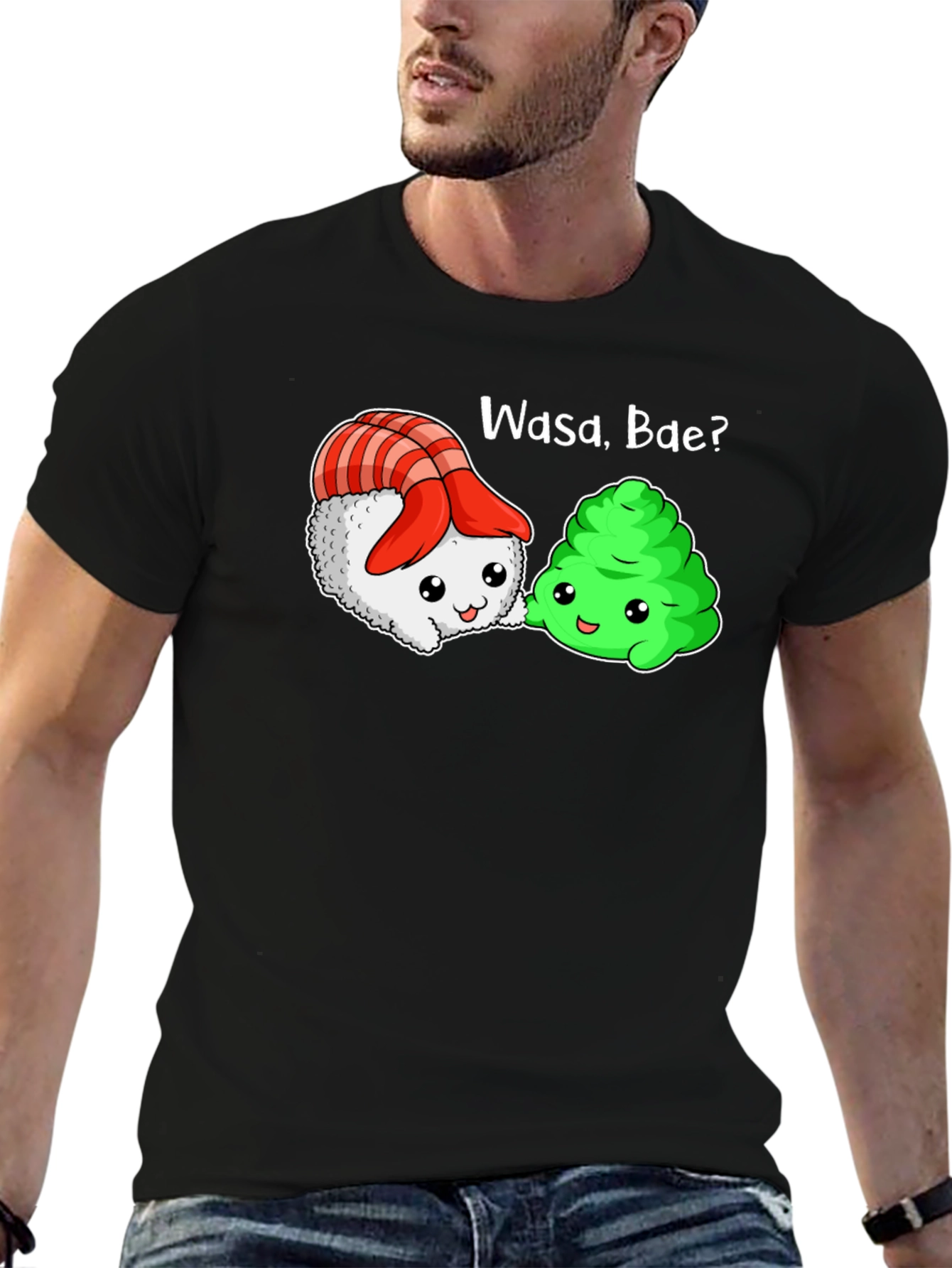 Wasa Bae Sushi Graphic T-Shirt
