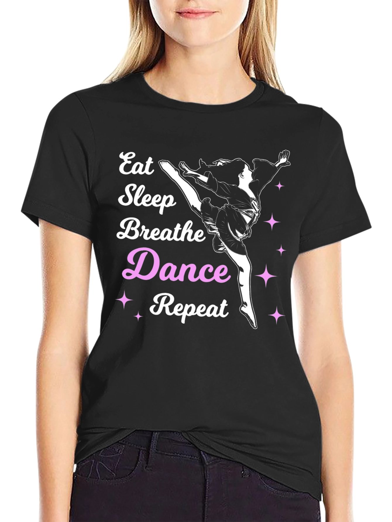 Eat Sleep Dance Repeat Graphic Tee