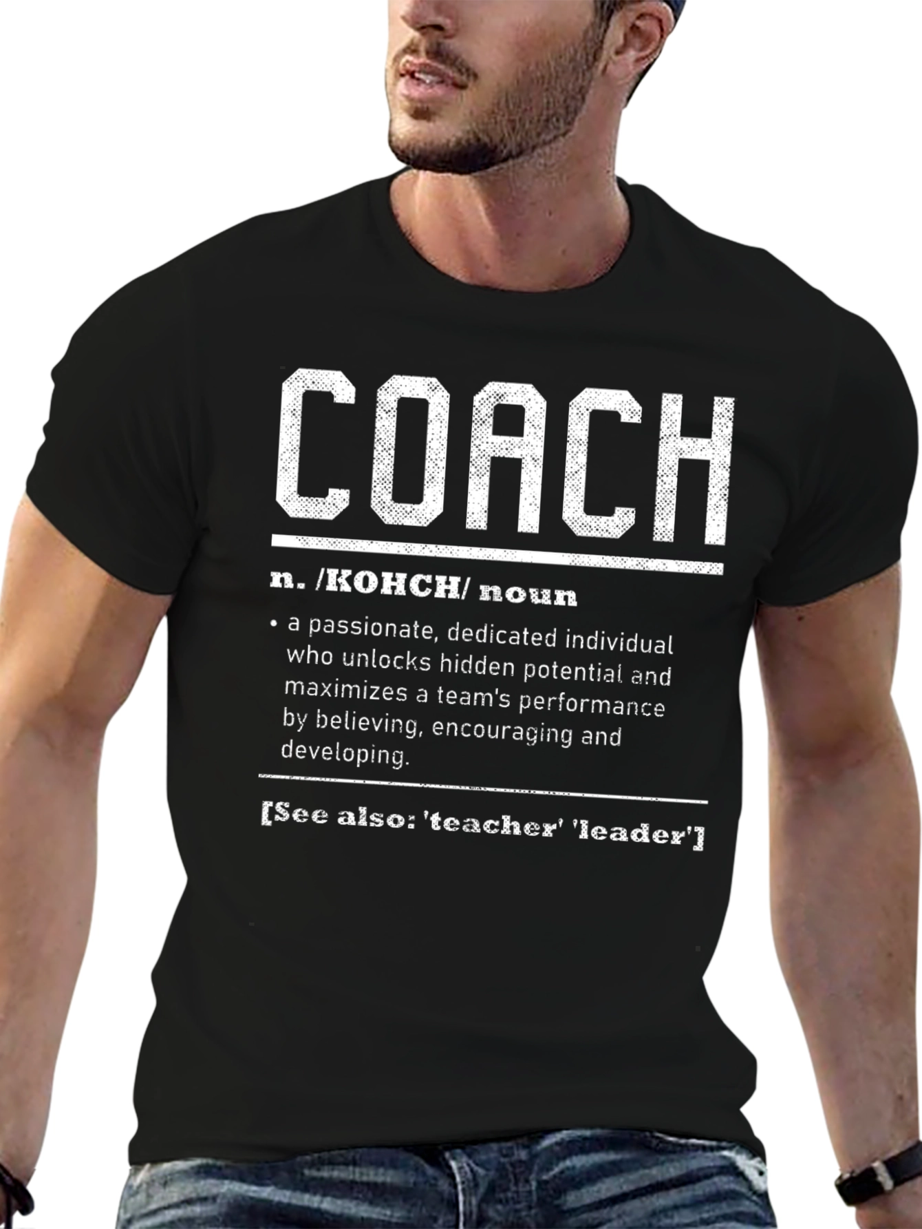 Coach Definition T-Shirt - Gift for Coaches