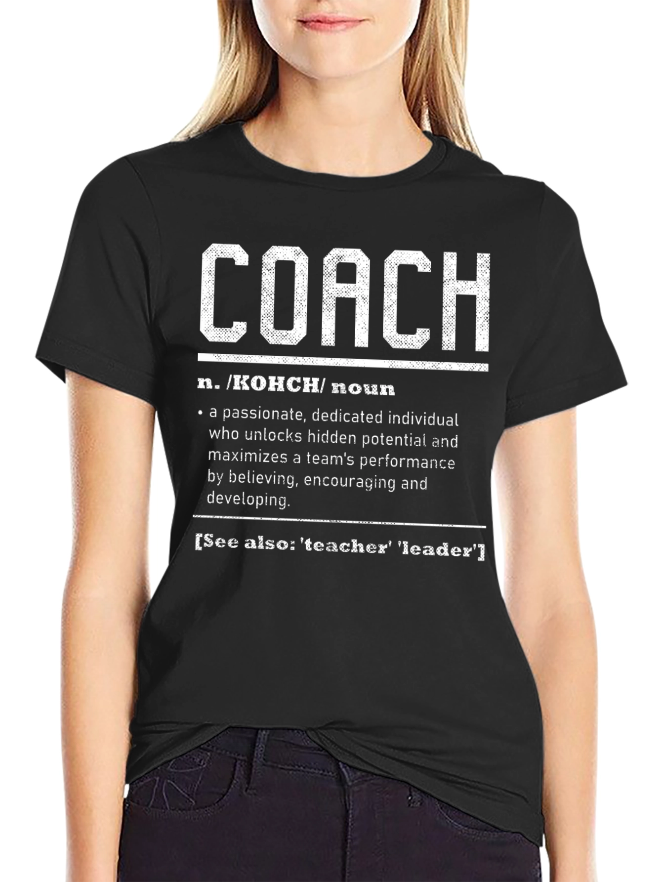 Coach Definition T-Shirt - Gift for Coaches