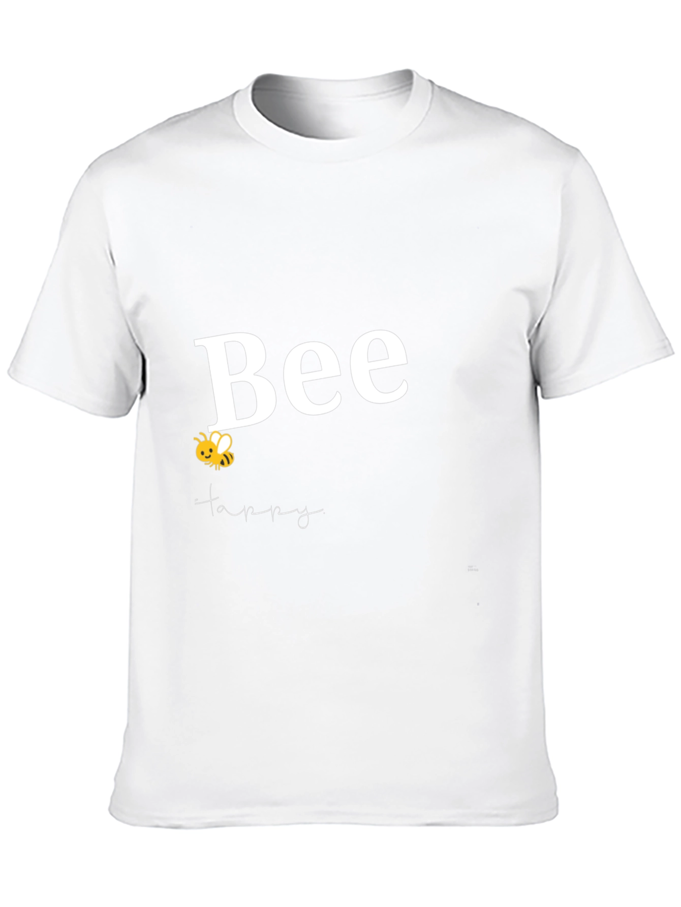 Bee Happy Graphic T-Shirt - Comfort Fit