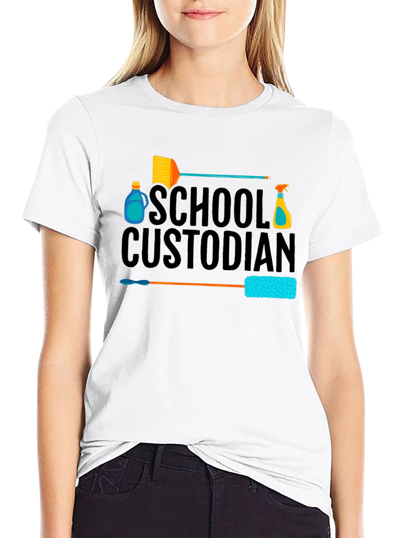 School Custodian Graphic T-Shirt