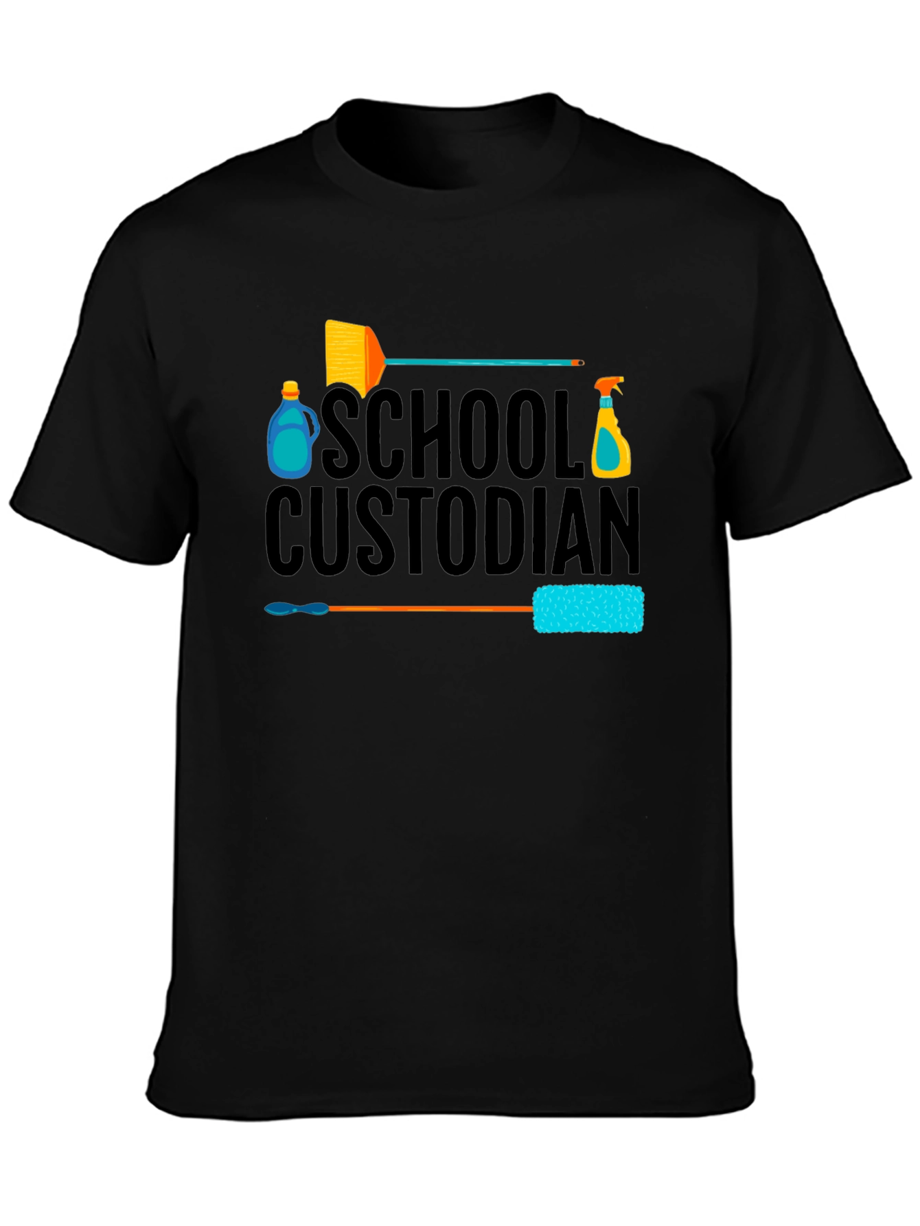 School Custodian Graphic T-Shirt