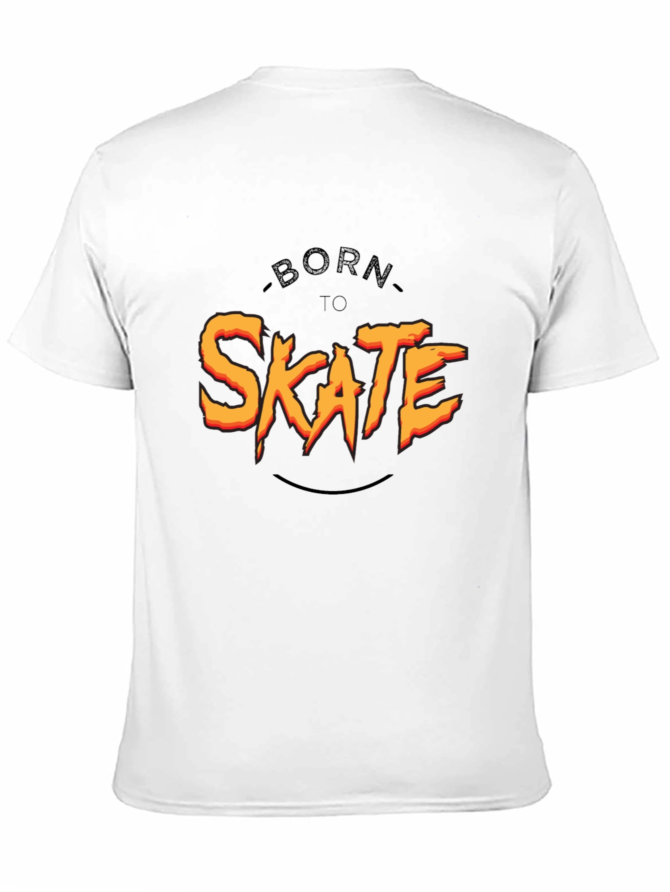 Born To Skate Black Graphic Tee