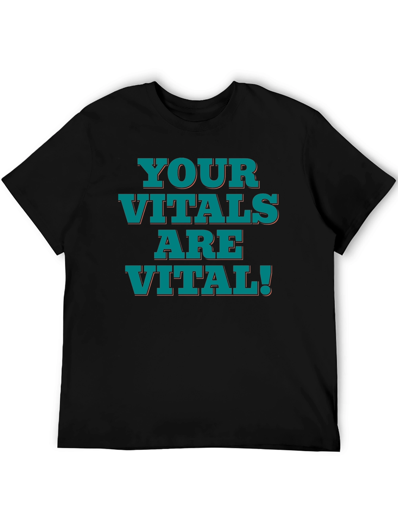 Vital Message Black T-Shirt