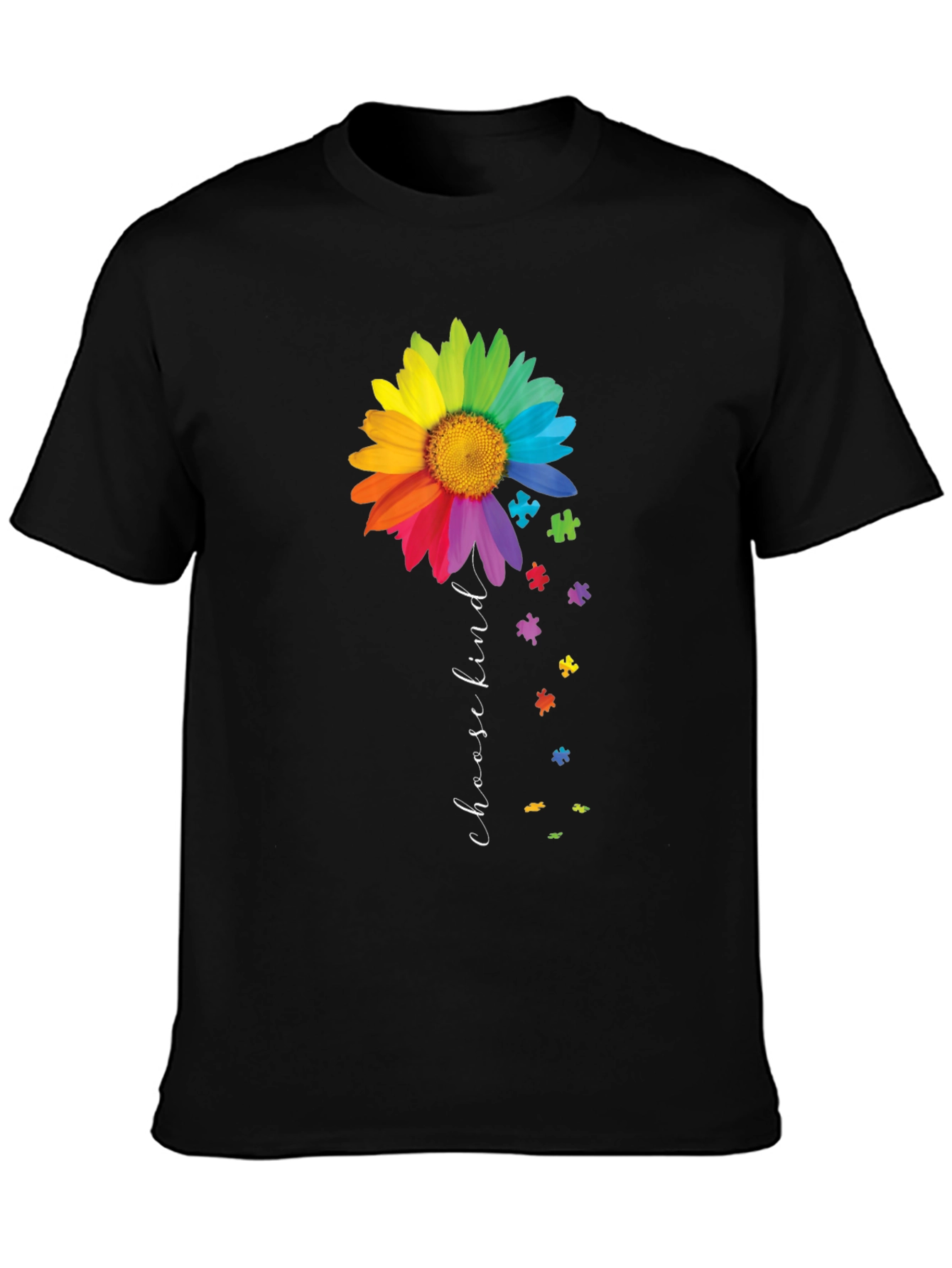 Choose Kind Autism Awareness Flower T-Shirt