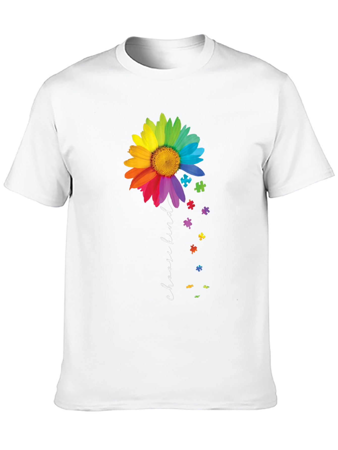 Choose Kind Autism Awareness Flower T-Shirt