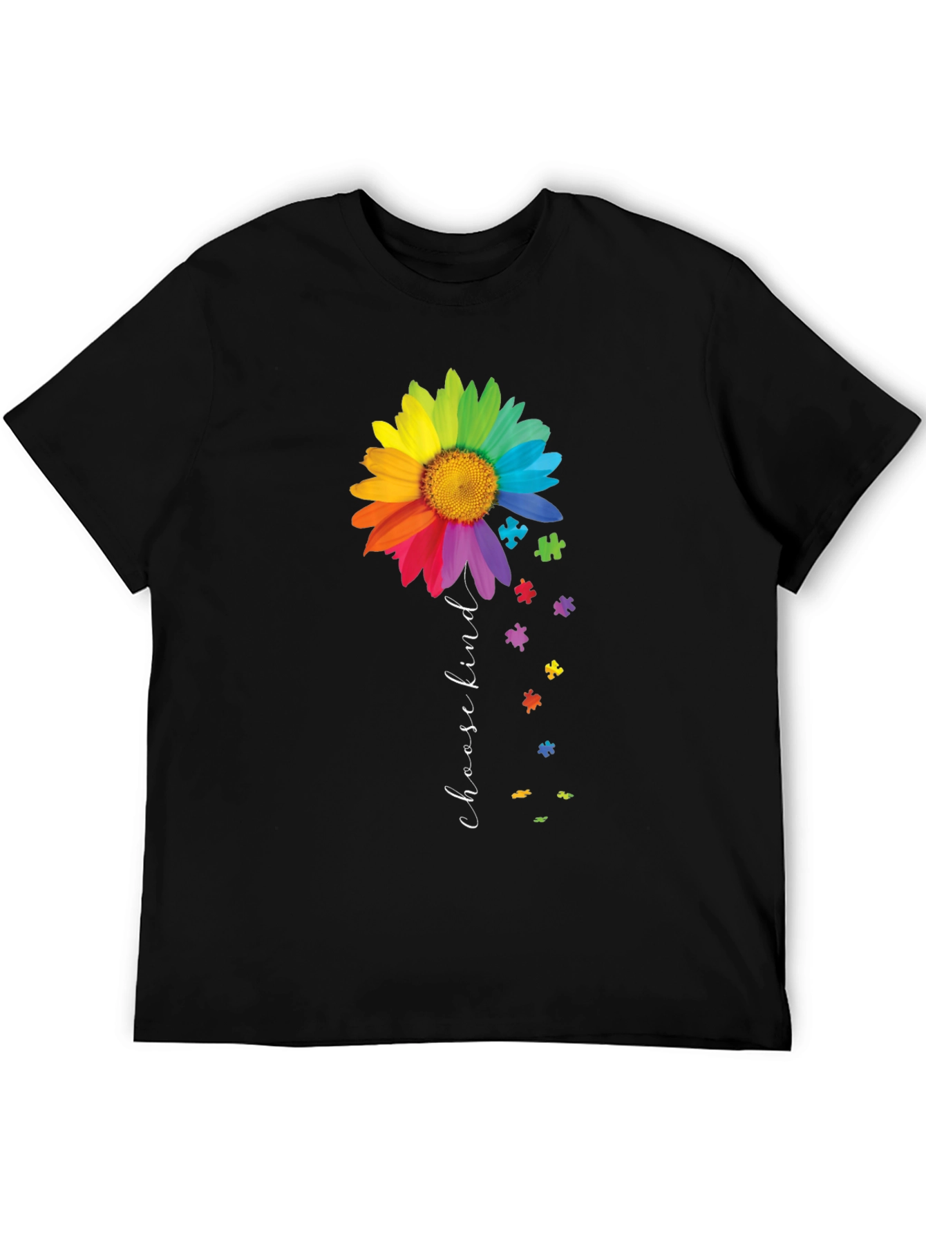 Choose Kind Autism Awareness Flower T-Shirt