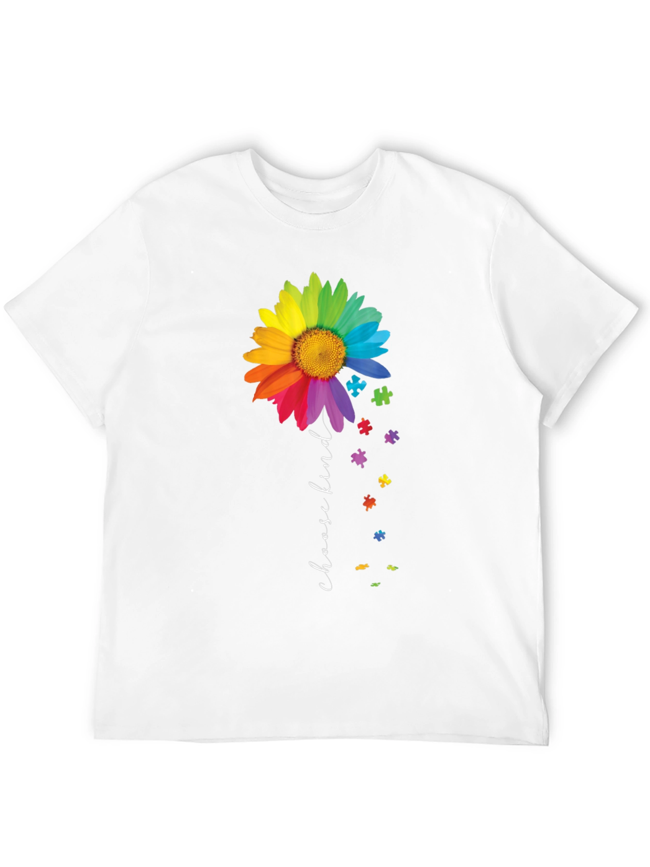 Choose Kind Autism Awareness Flower T-Shirt