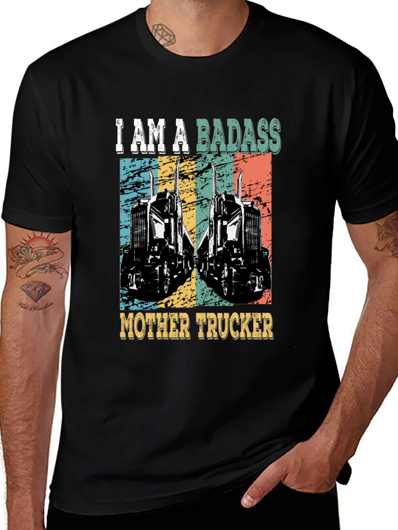 Badass Mother Trucker T-Shirt