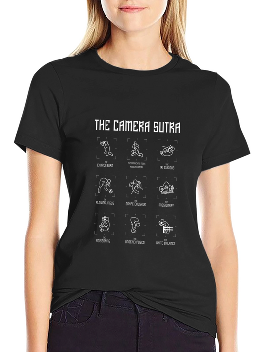 Camera Sutra Graphic T-Shirt - Photography Humor