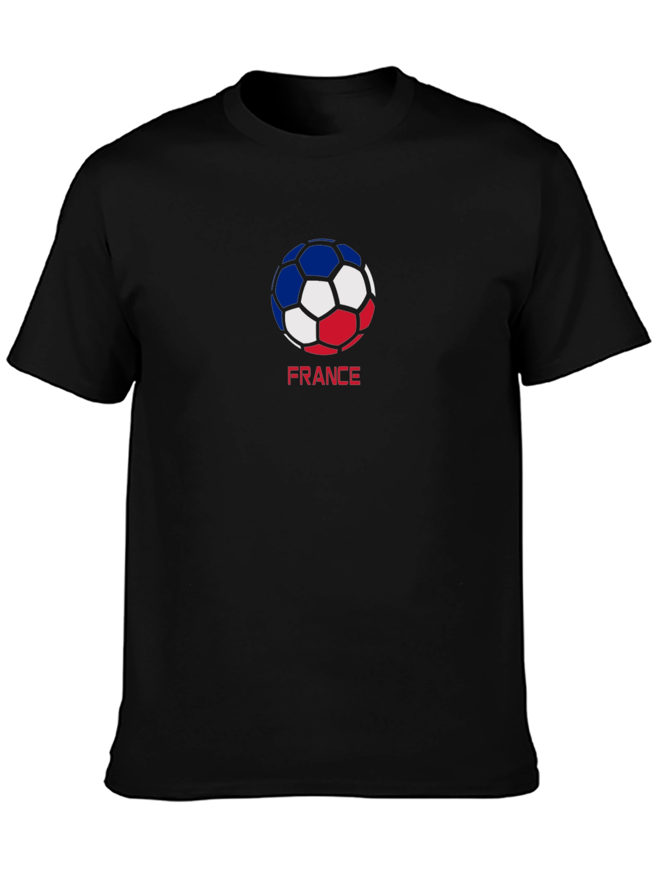 France Soccer Ball Graphic Tee - Black