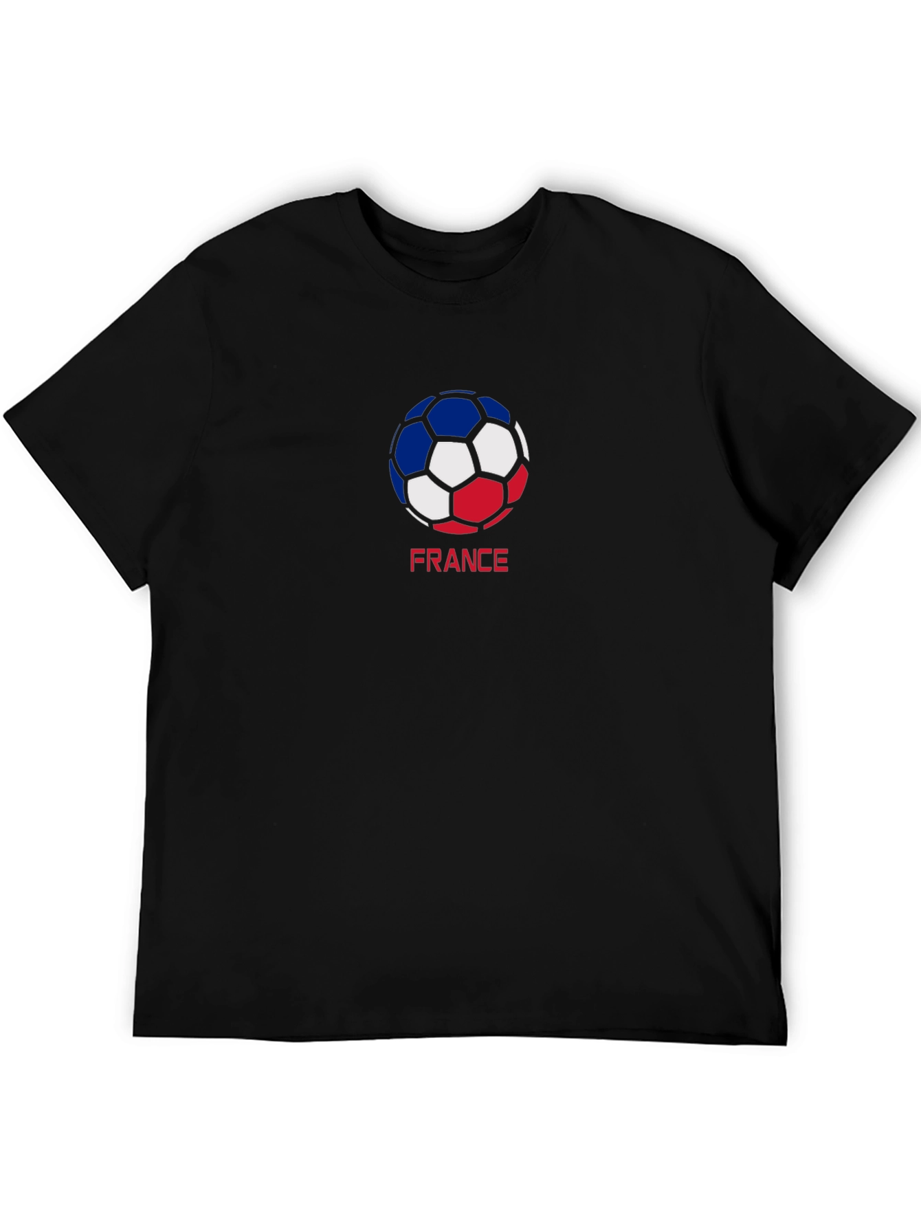 France Soccer Ball Graphic Tee - Black