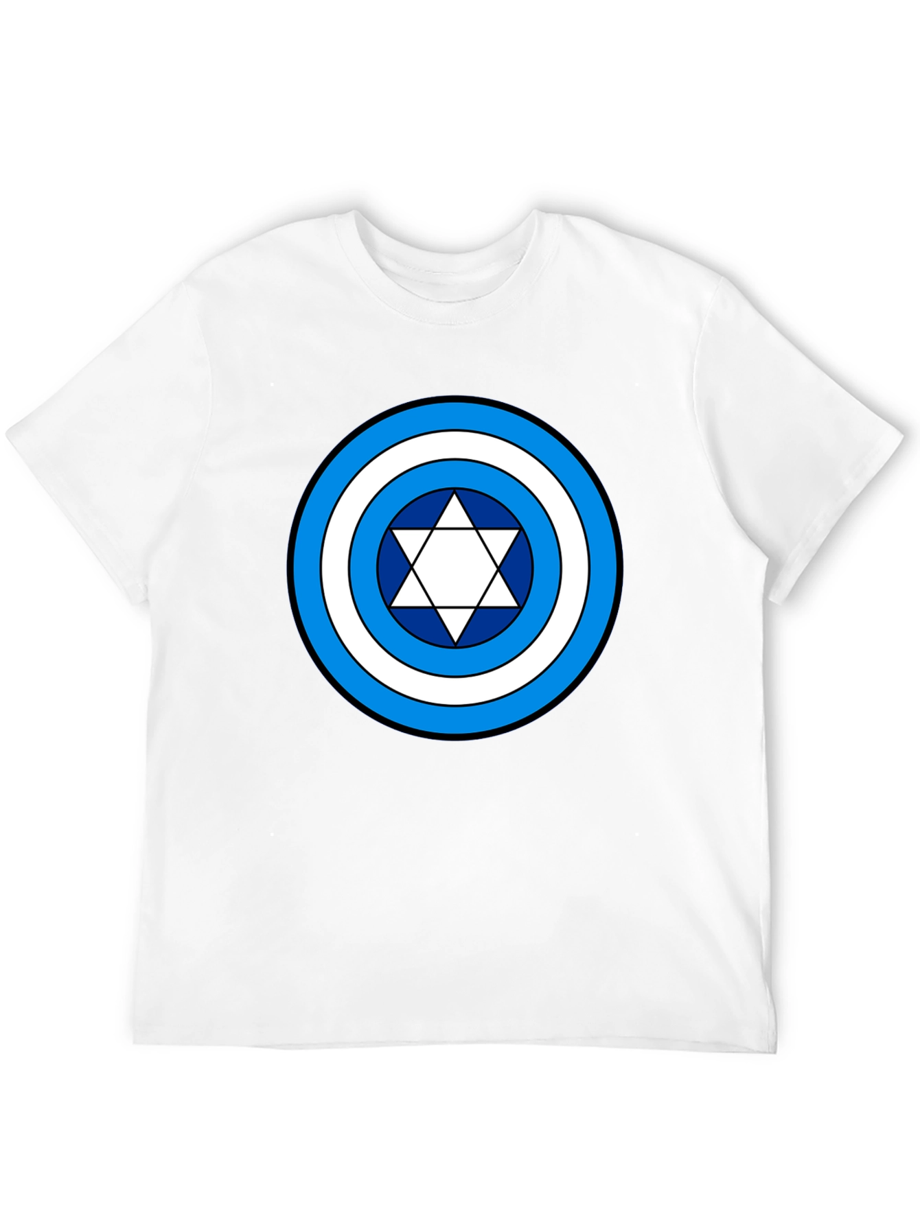 Star of David Shield Design T-Shirt