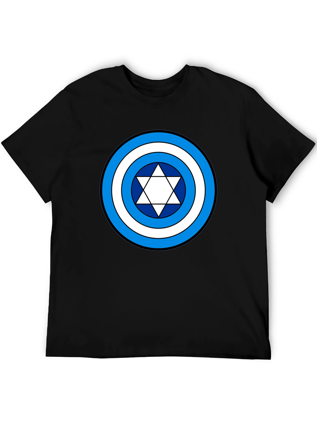 Star of David Shield Design T-Shirt