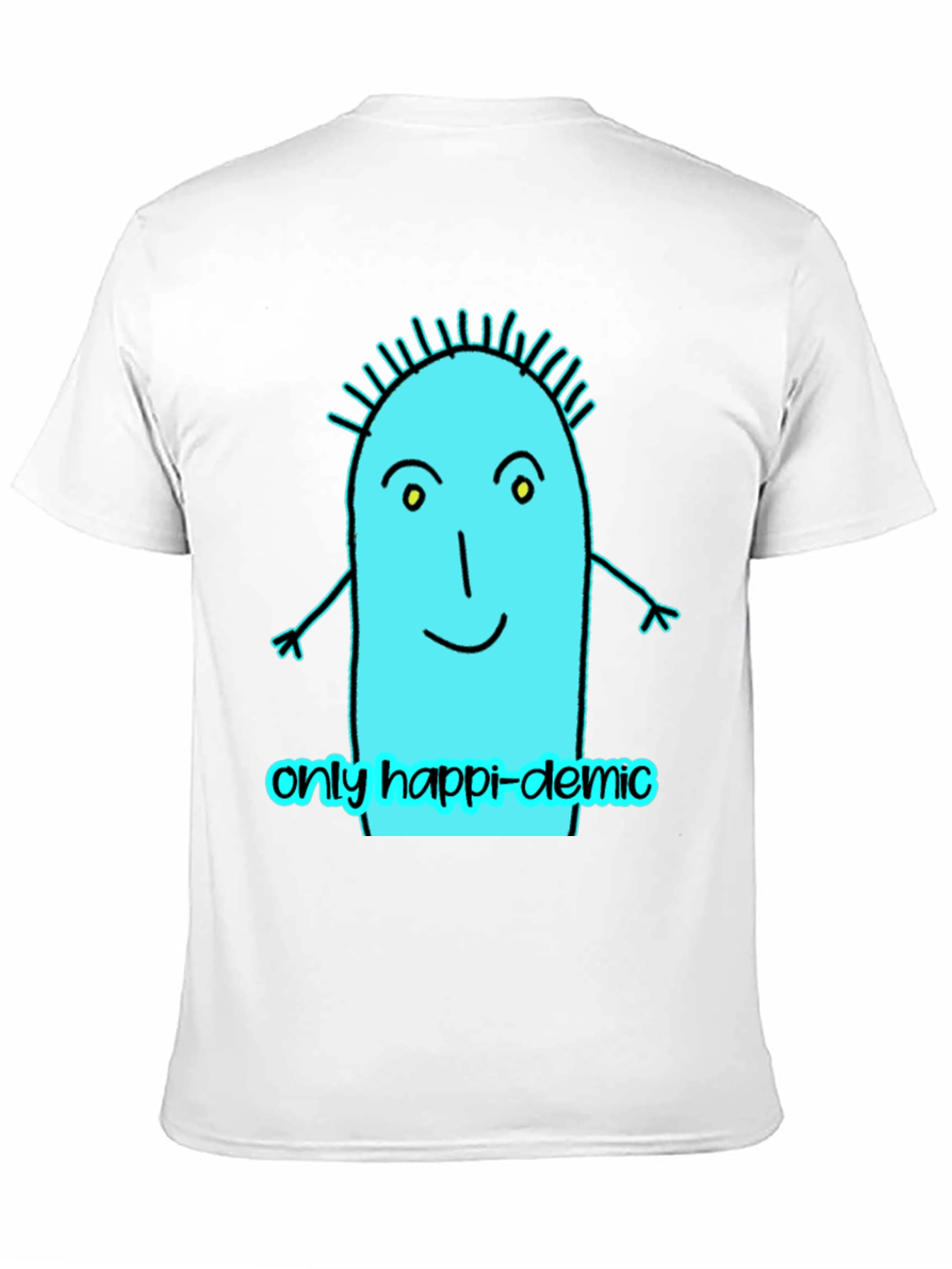 Happy-demic Cartoon Graphic T-Shirt