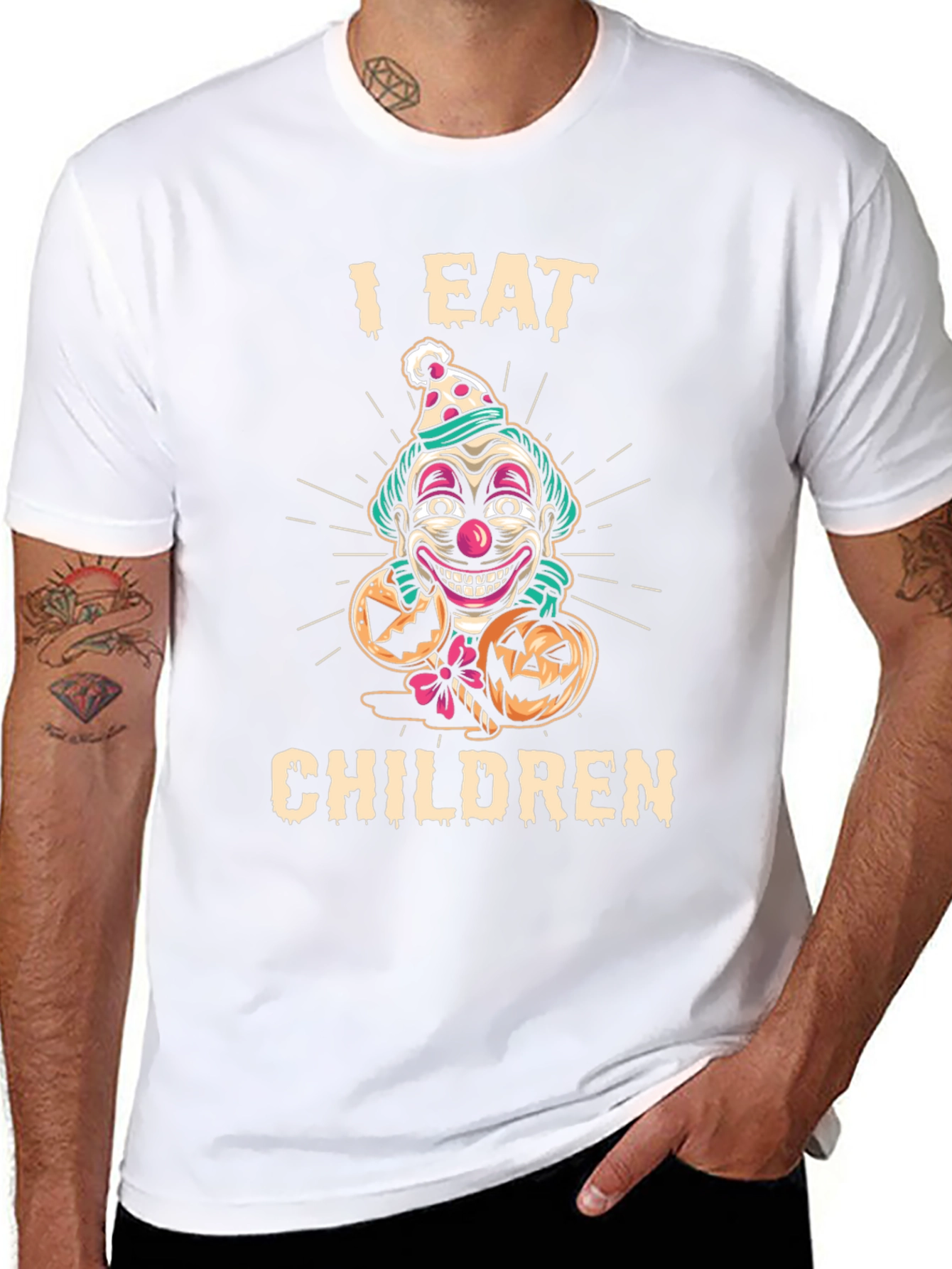 I Eat Children Clown Halloween T-Shirt