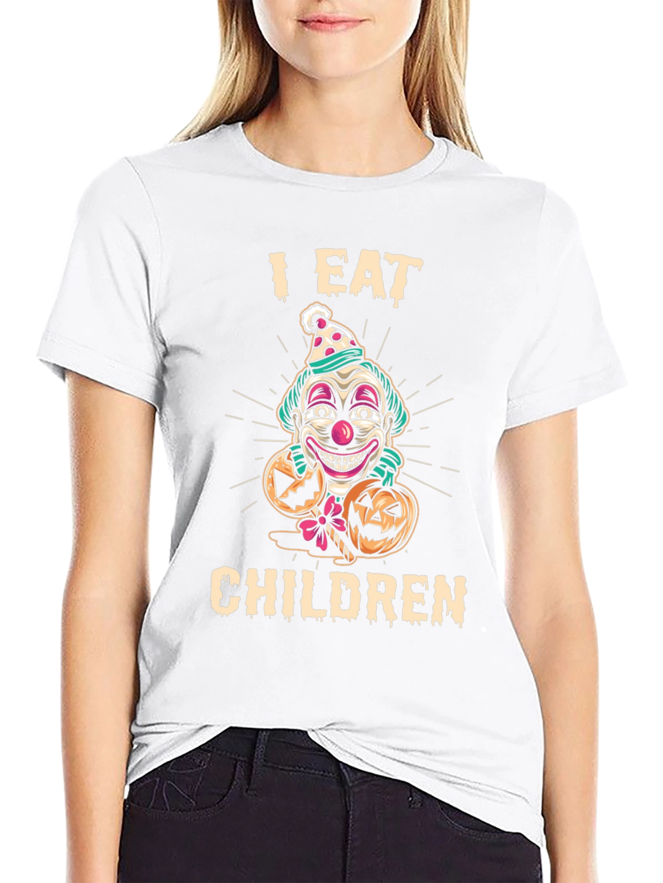 I Eat Children Clown Halloween T-Shirt