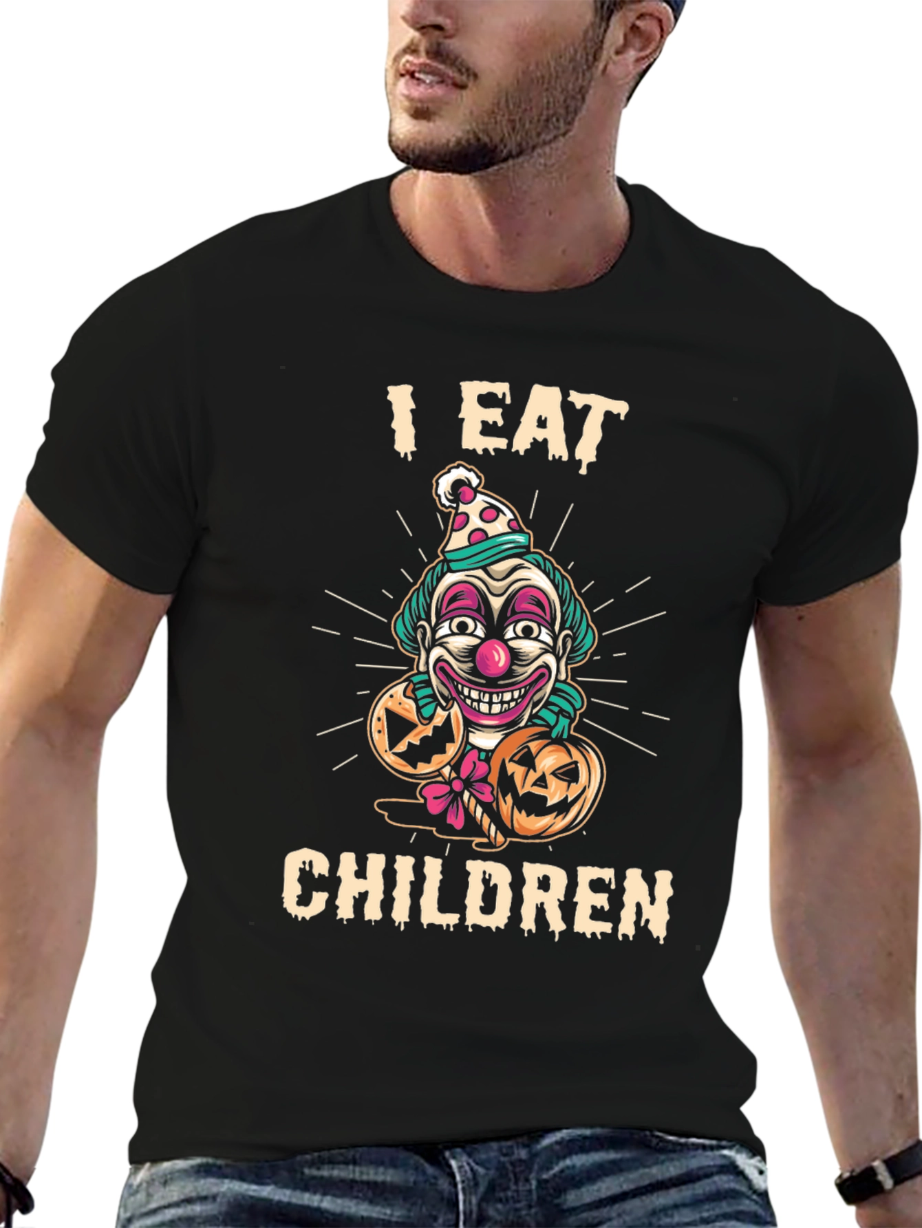 I Eat Children Clown Halloween T-Shirt