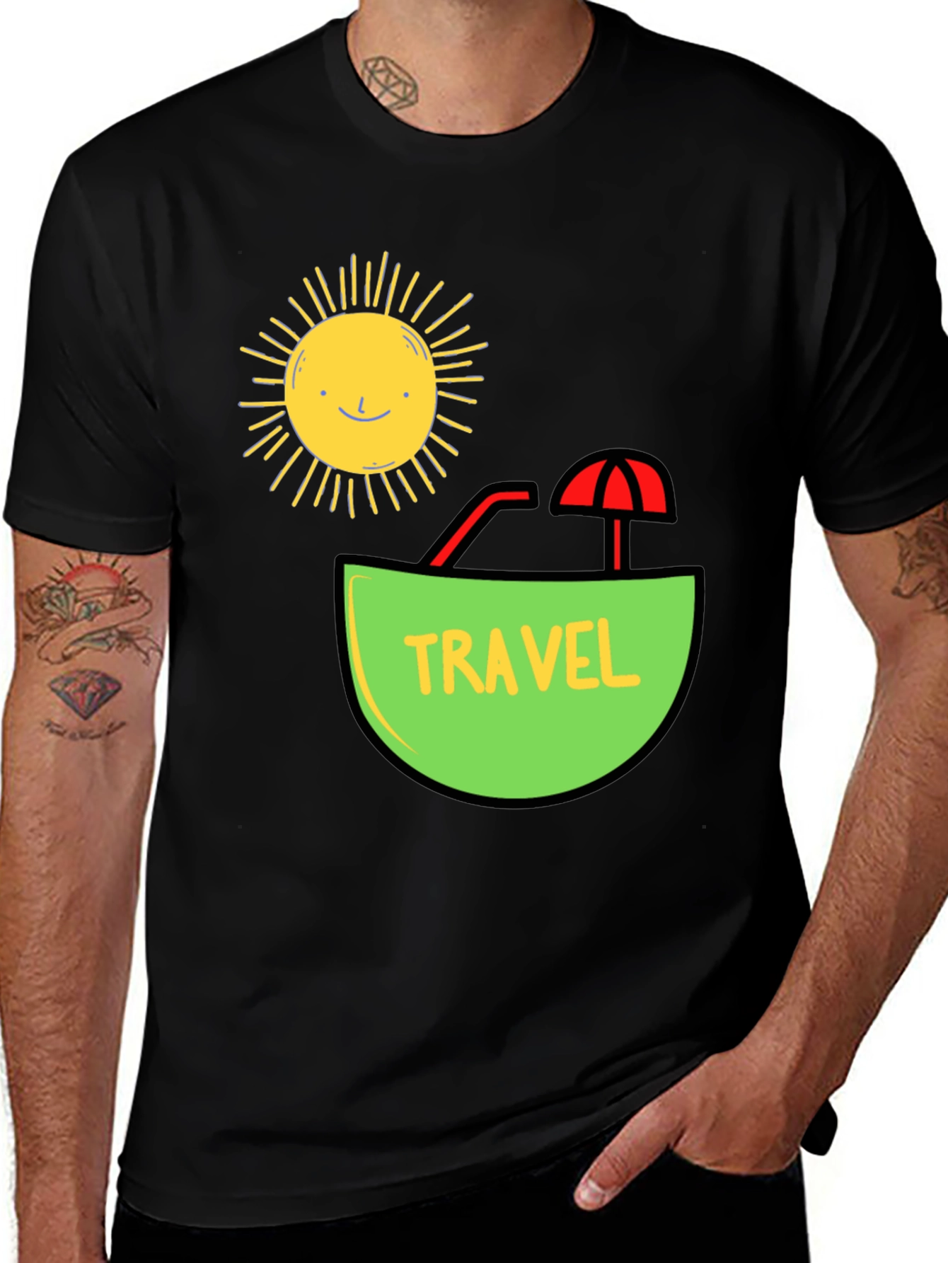 Travel Graphic Tee - Summer Vacation Shirt