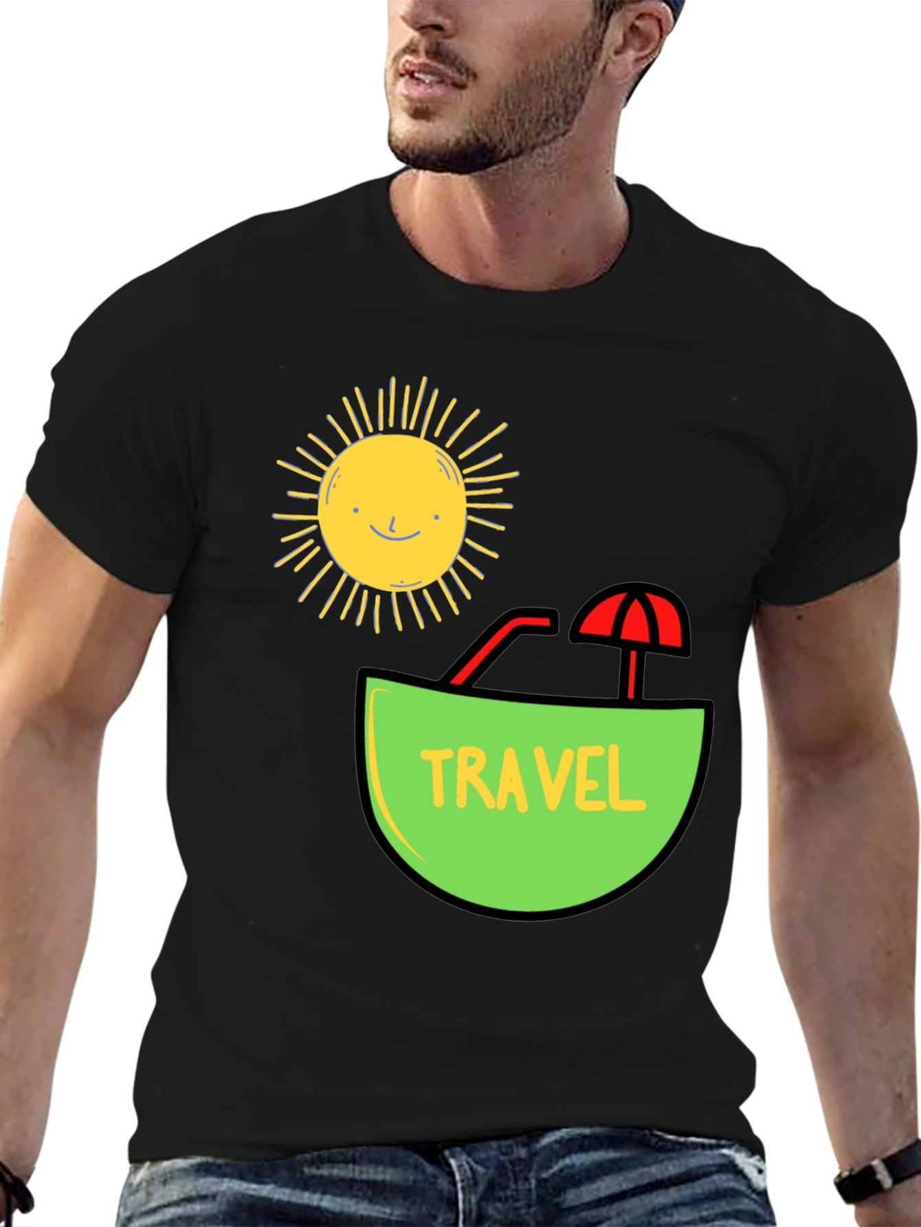 Travel Graphic Tee - Summer Vacation Shirt