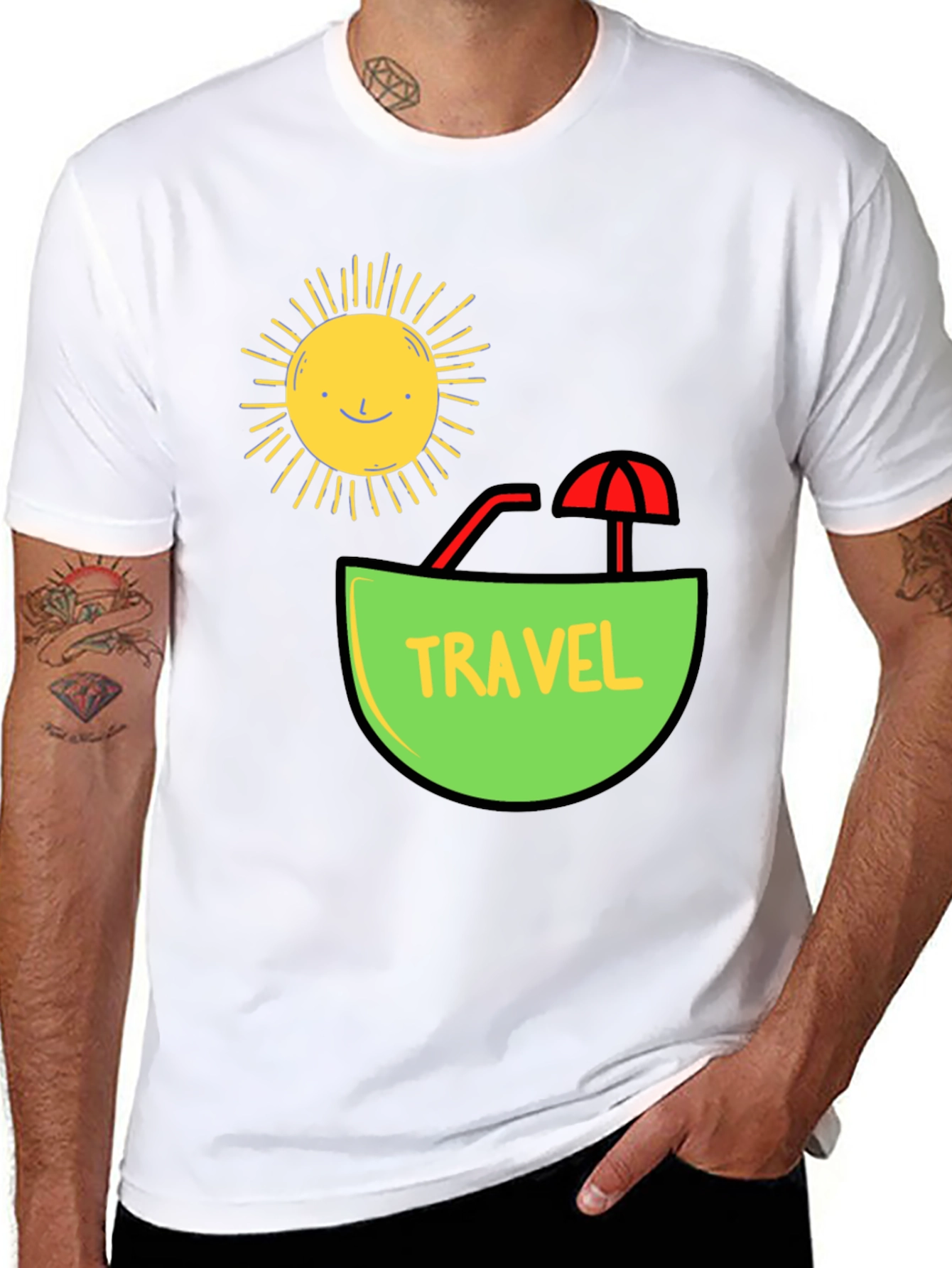 Travel Graphic Tee - Summer Vacation Shirt