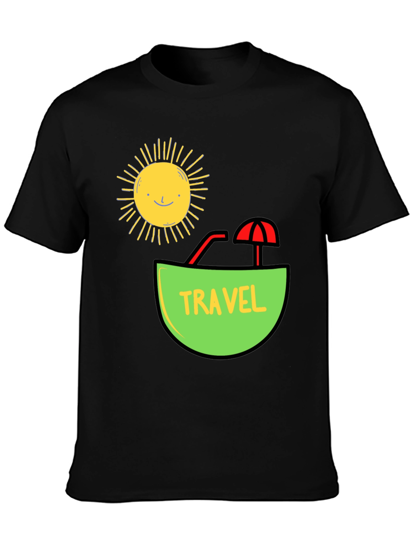 Travel Graphic Tee - Summer Vacation Shirt