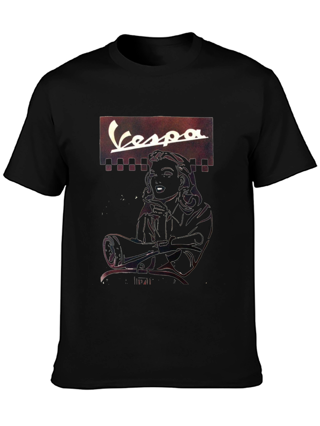 Retro Vespa Graphic T-Shirt - Classic Cool