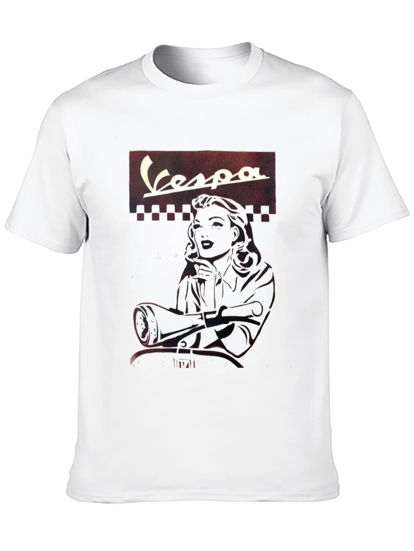 Retro Vespa Graphic T-Shirt - Classic Cool