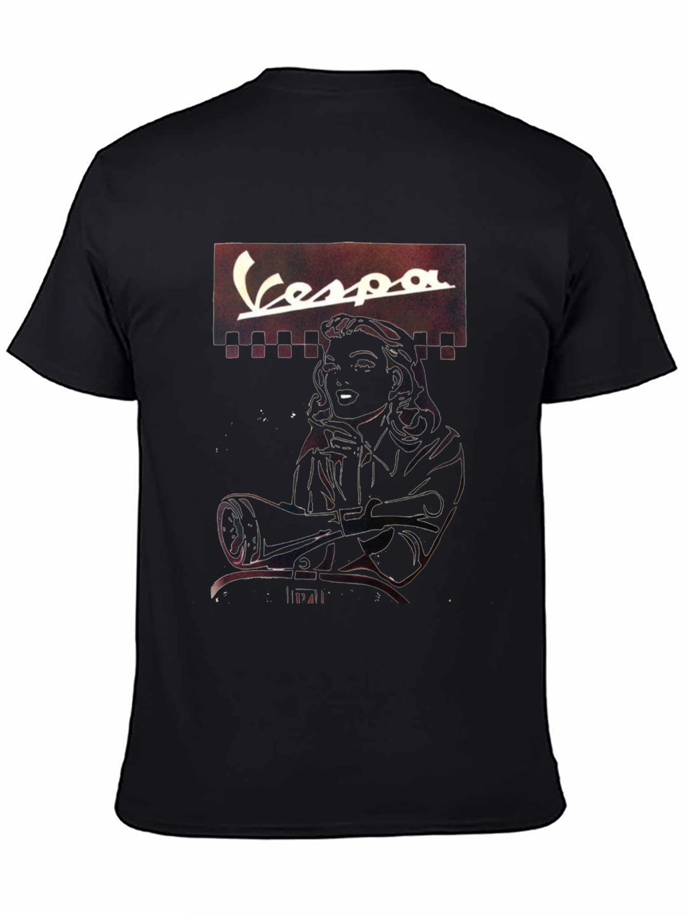 Retro Vespa Graphic T-Shirt - Classic Cool